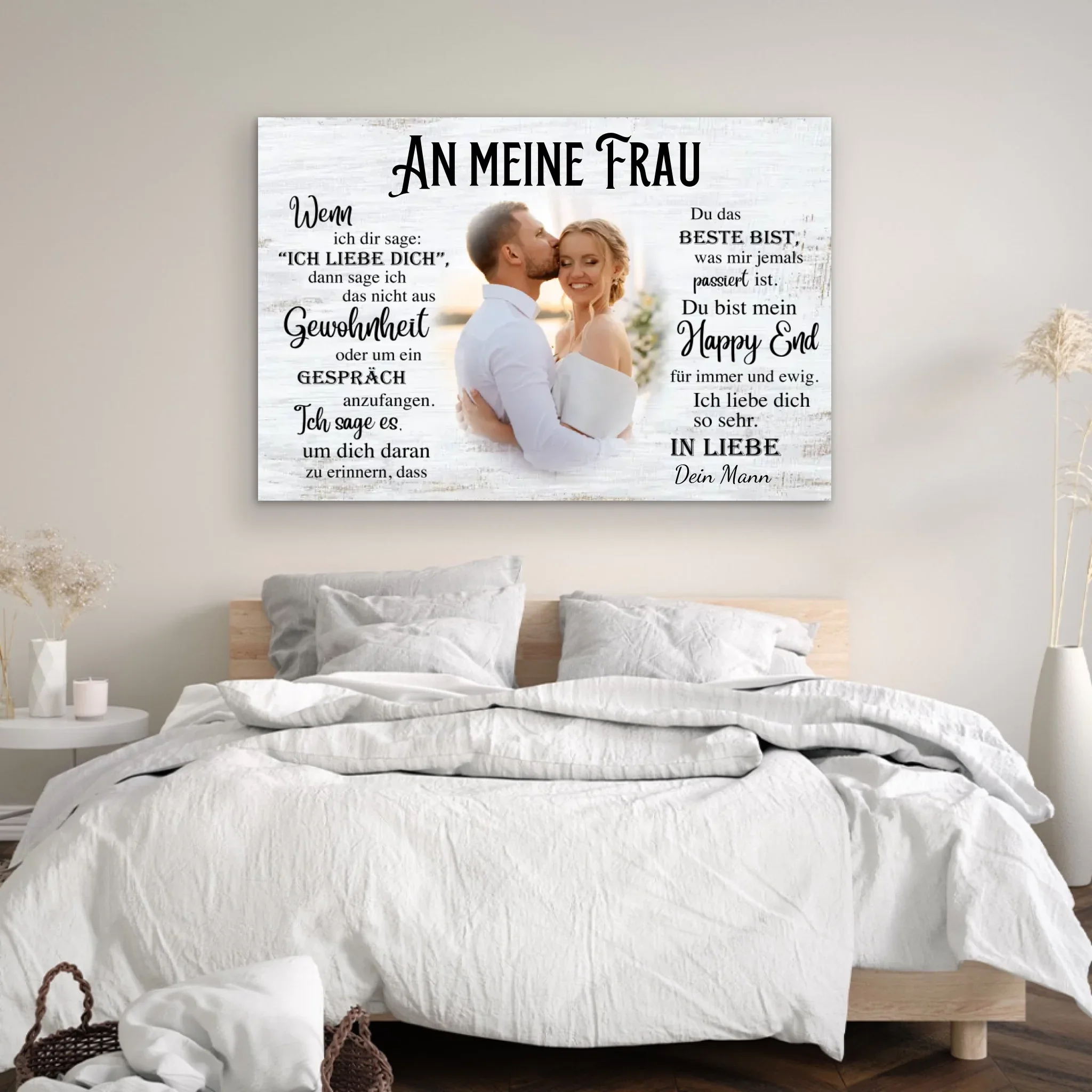 Personalisierte Leinwand "An meine Frau" - Image 4
