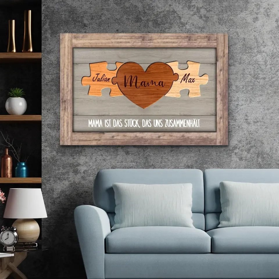 Personalisierte Leinwand "Das Puzzlestück" - Image 3