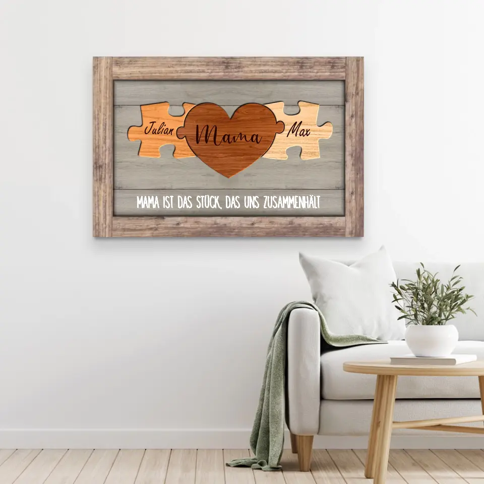 Personalisierte Leinwand "Das Puzzlestück" - Image 5