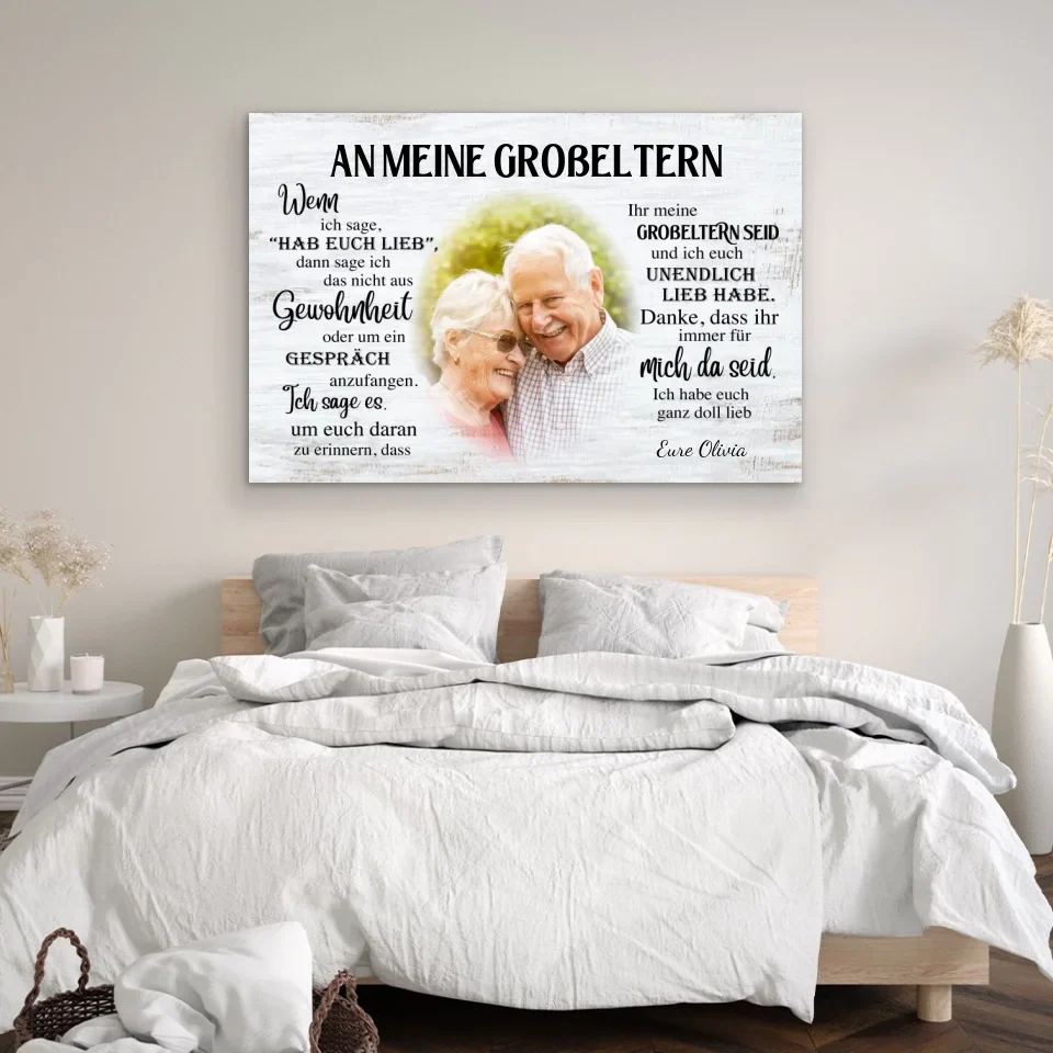 Personalisierte Leinwand "Großeltern" - Image 4
