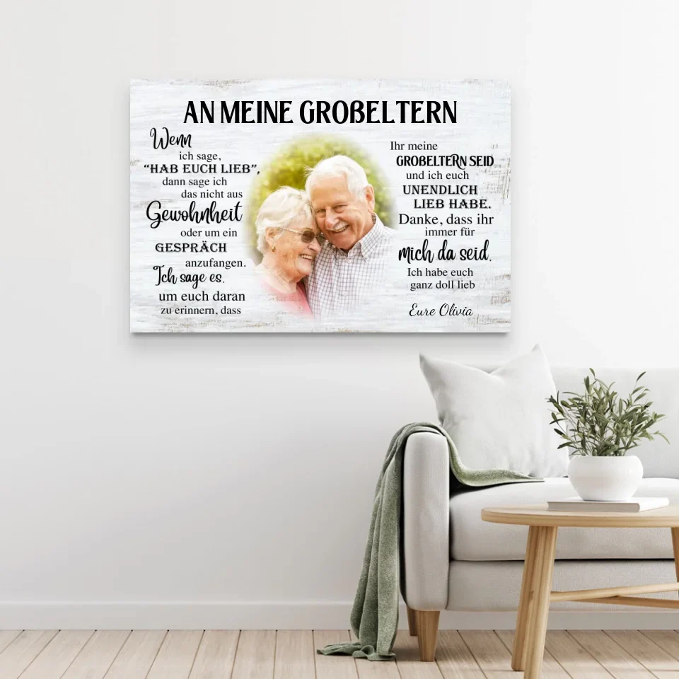 Personalisierte Leinwand "Großeltern" - Image 5