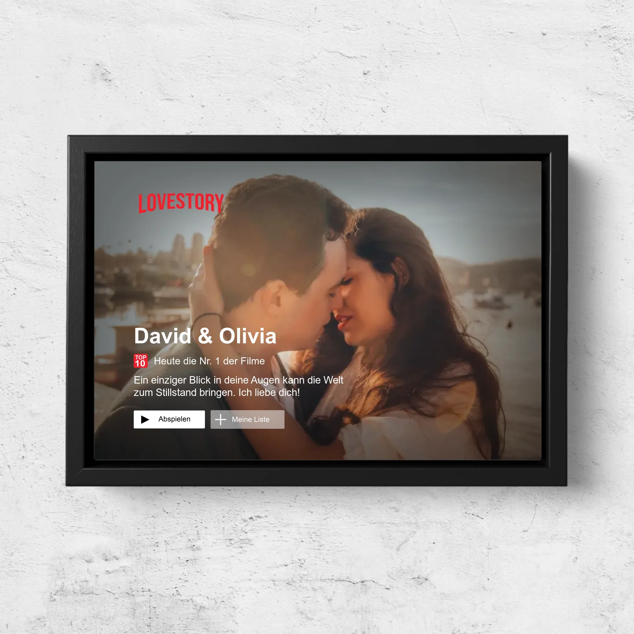 Personalisierte Leinwand "Lovestory" - Image 6