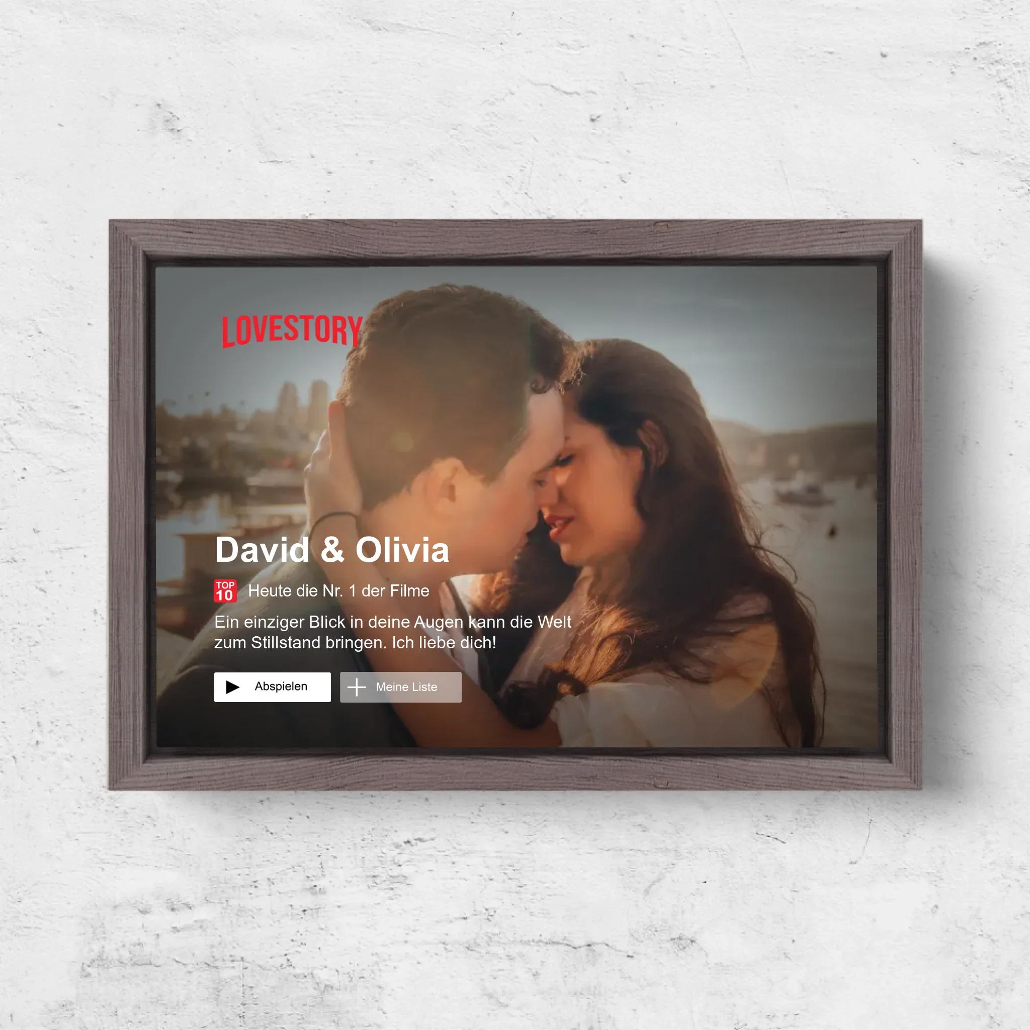 Personalisierte Leinwand "Lovestory" - Image 7