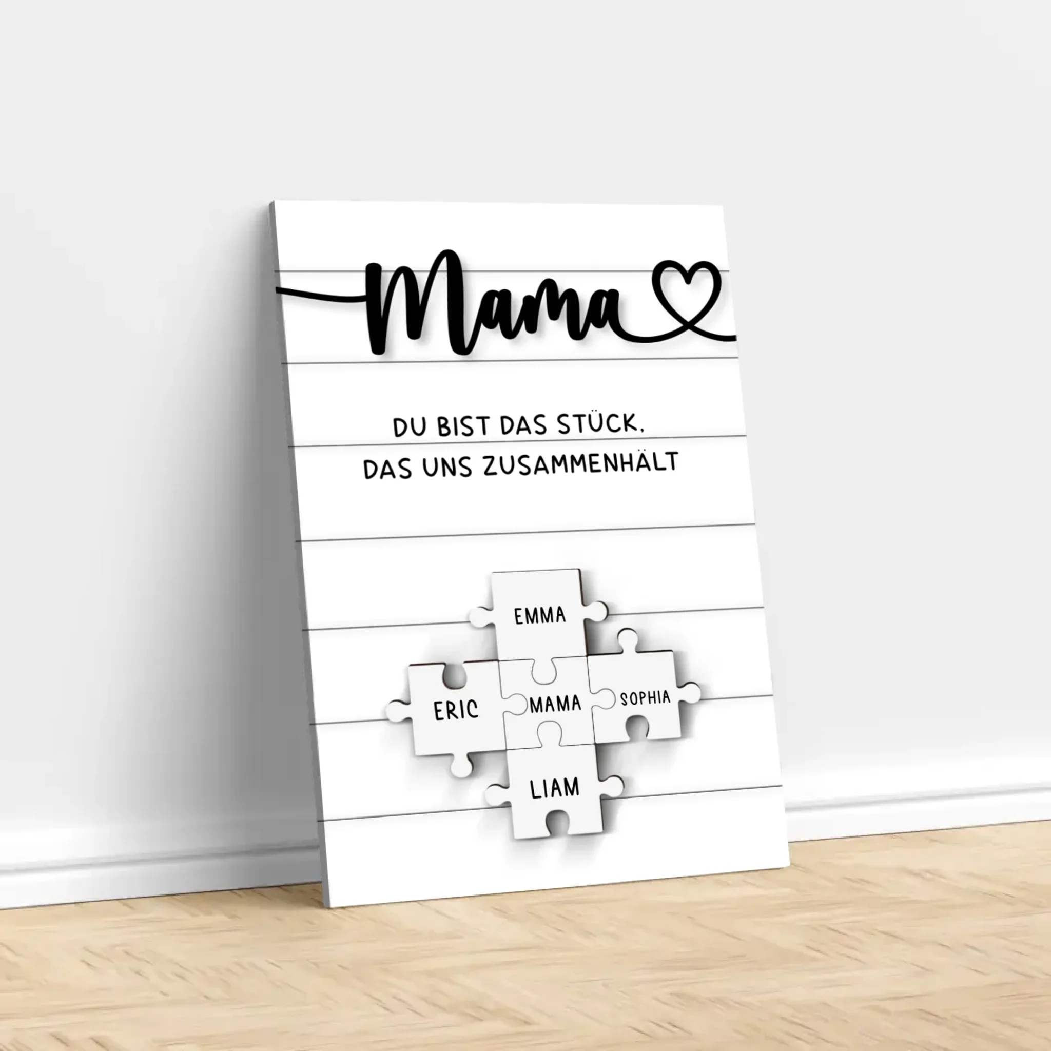 Personalisierte Leinwand "Mama ist unersetzlich" - Image 3