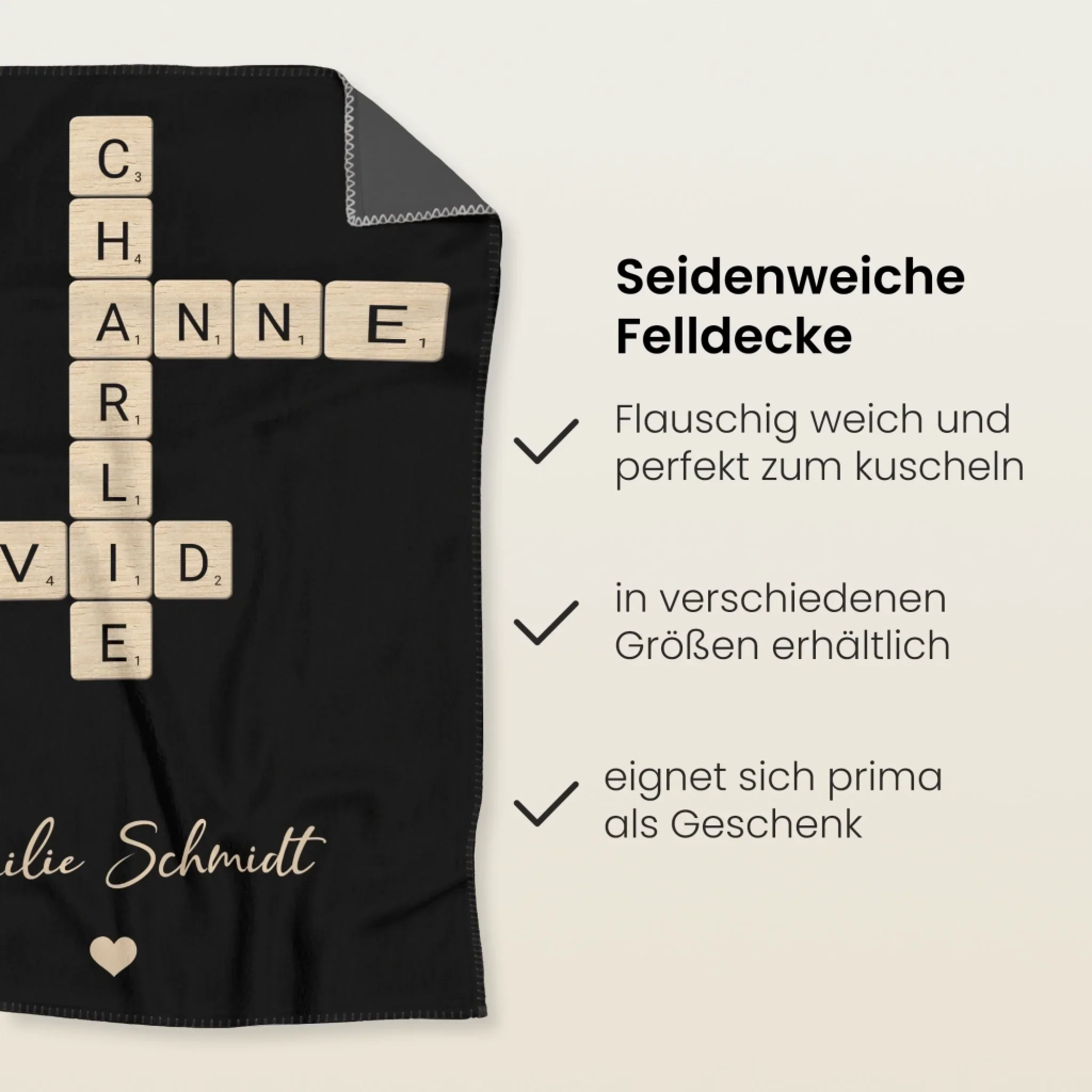 Personalisierte Decke "Familien-Kreuzworträtsel" - Image 10