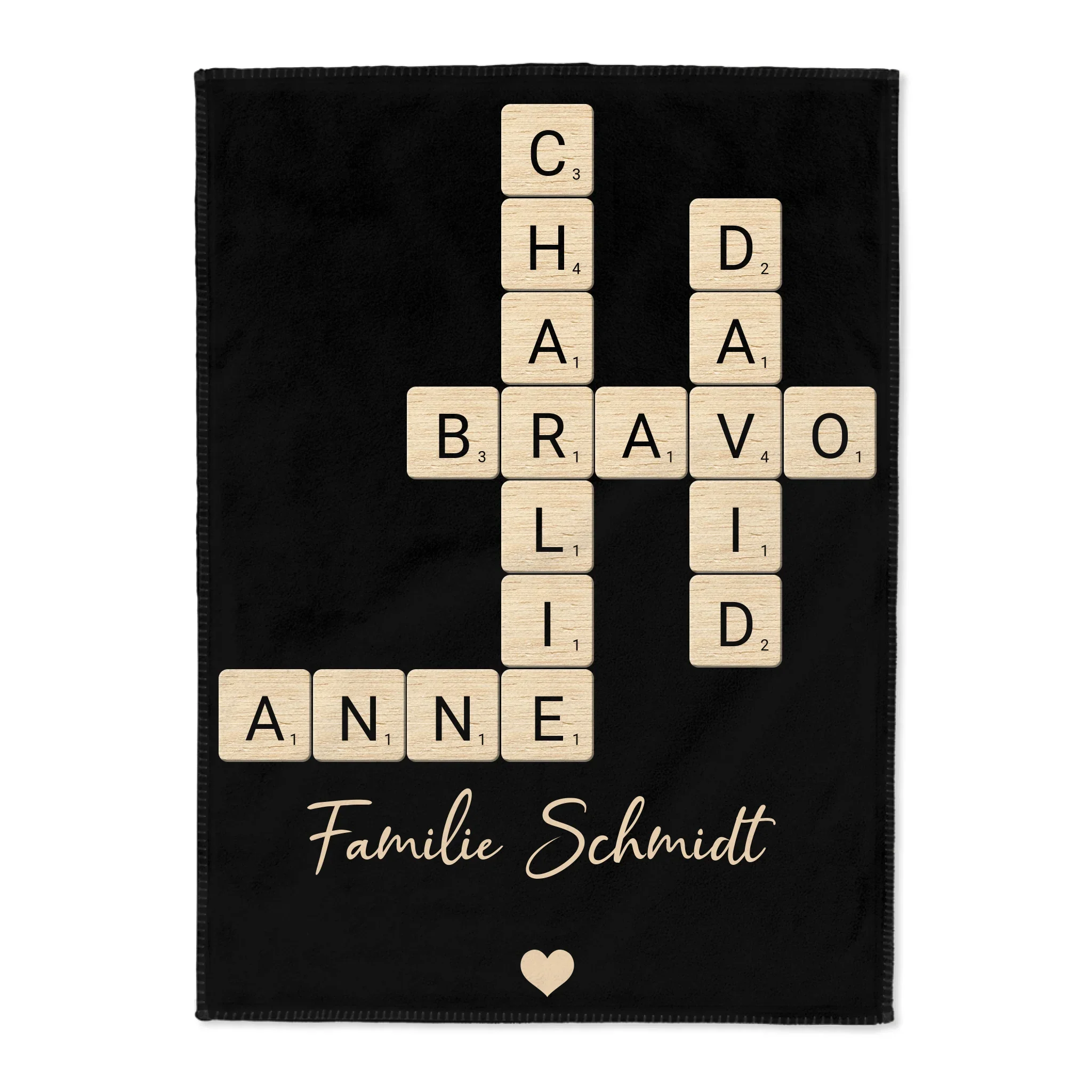 Personalisierte Decke "Familien-Kreuzworträtsel" - Image 14