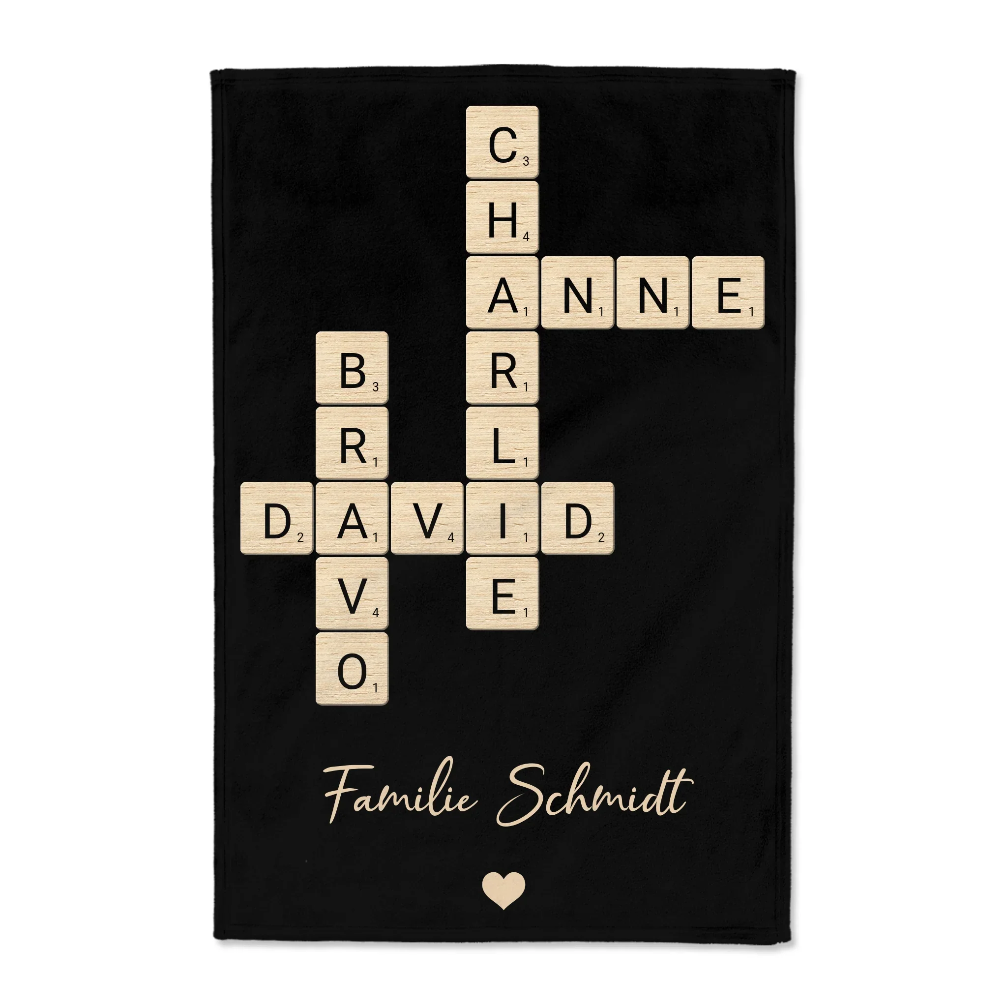 Personalisierte Decke "Familien-Kreuzworträtsel" - Image 6