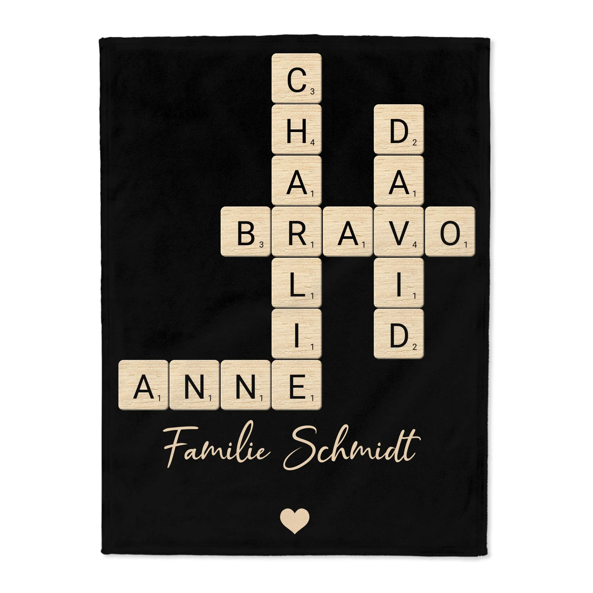Personalisierte Decke "Familien-Kreuzworträtsel" - Image 7