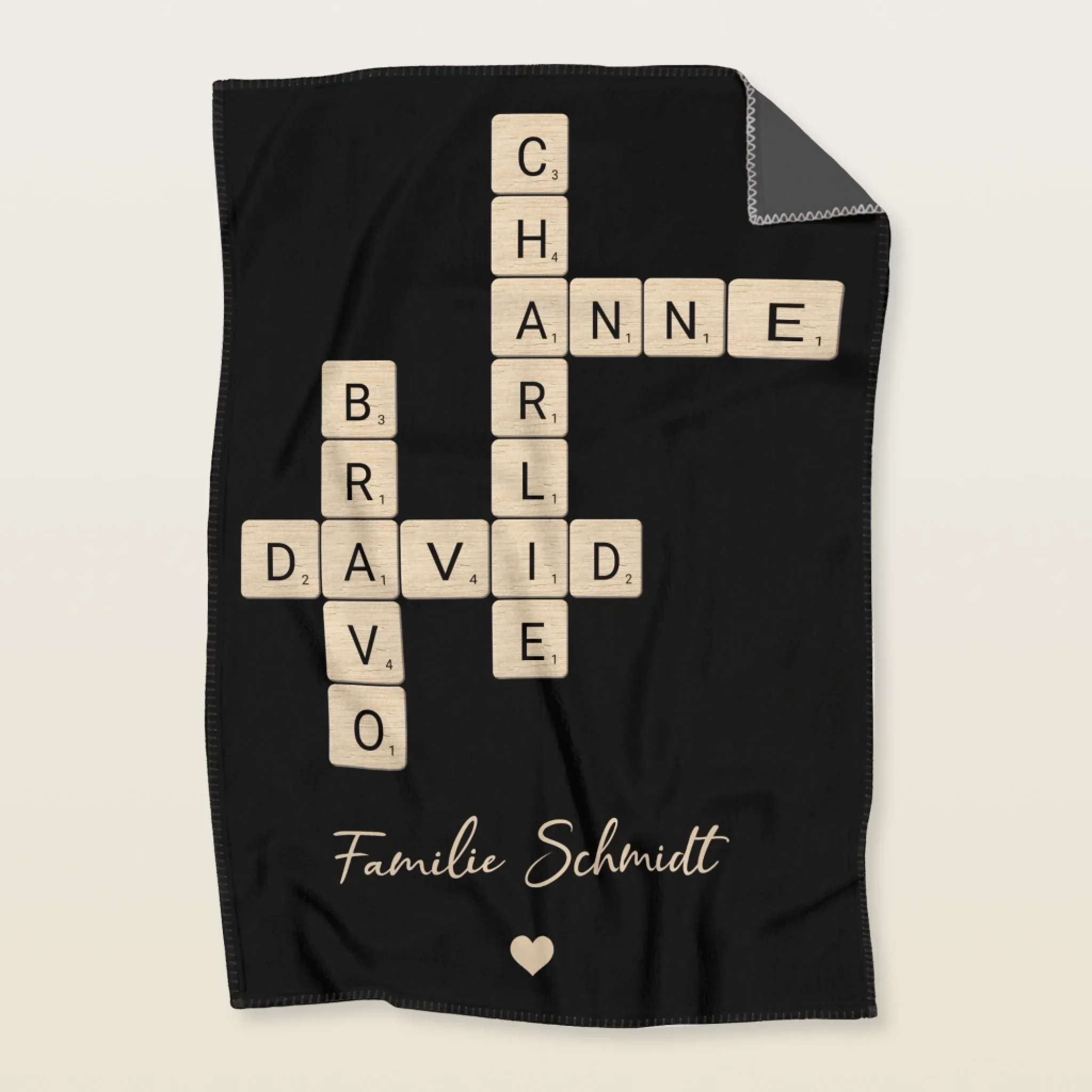 Personalisierte Decke "Familien-Kreuzworträtsel" - Image 8