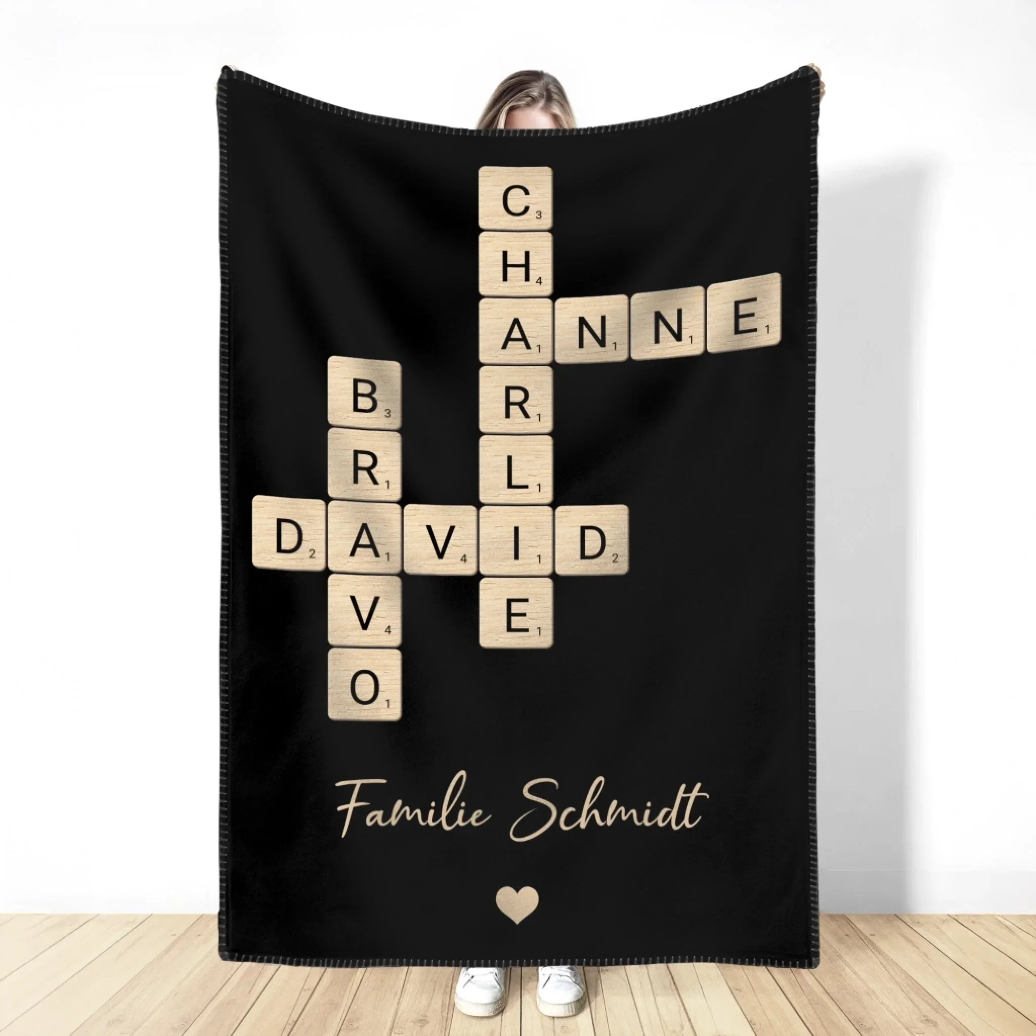 Personalisierte Decke "Familien-Kreuzworträtsel" - Image 9