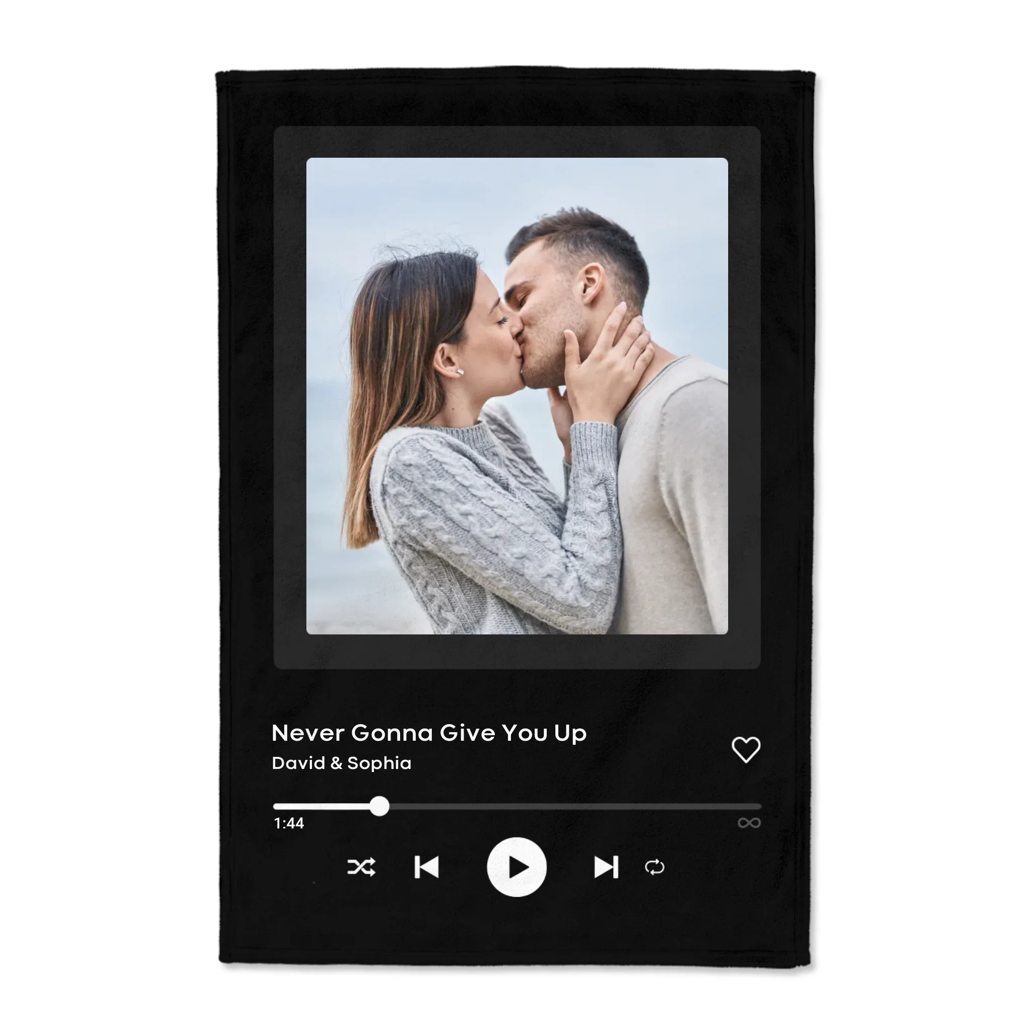 Personalisierte Decke "Musik Cover" - Image 6