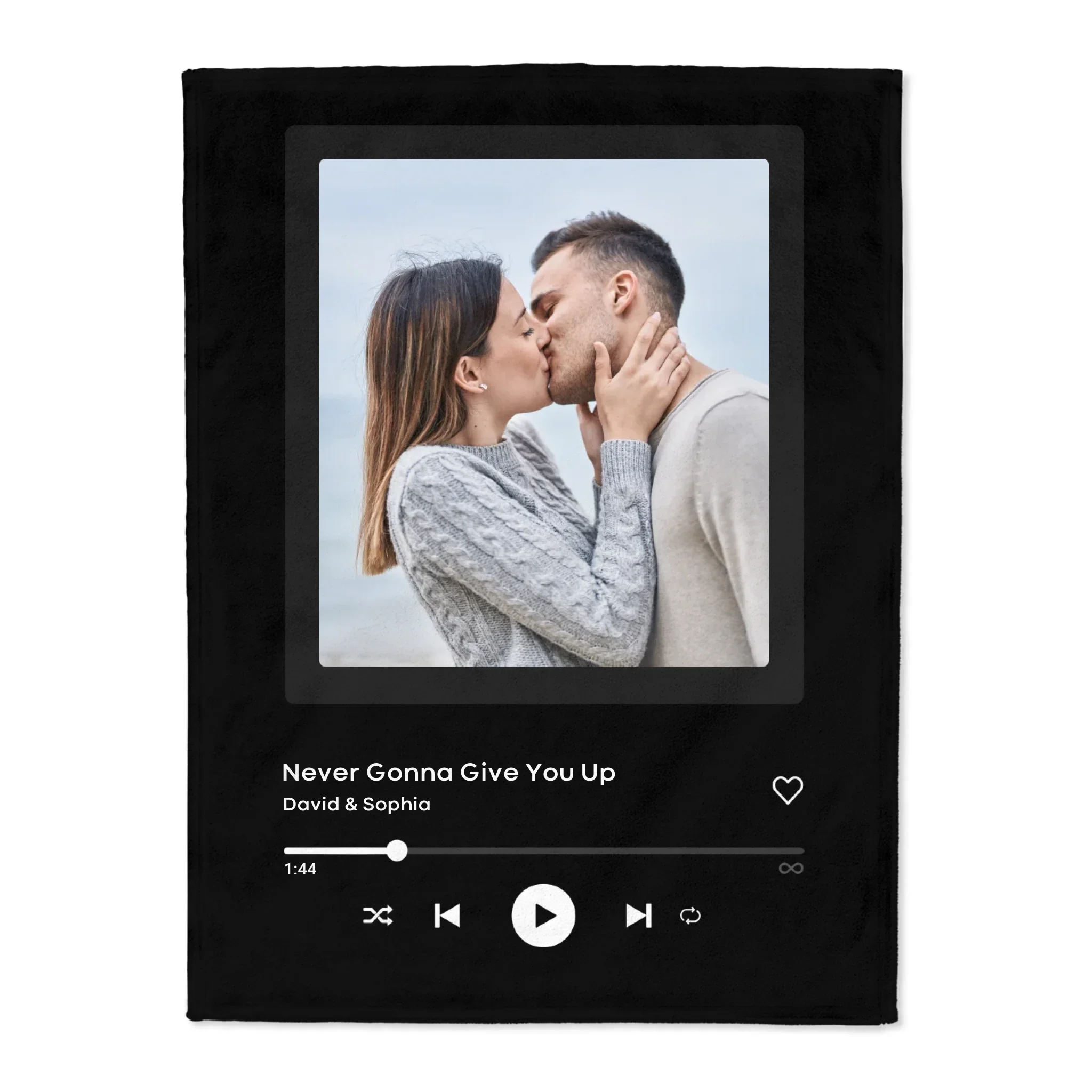 Personalisierte Decke "Musik Cover" - Image 7