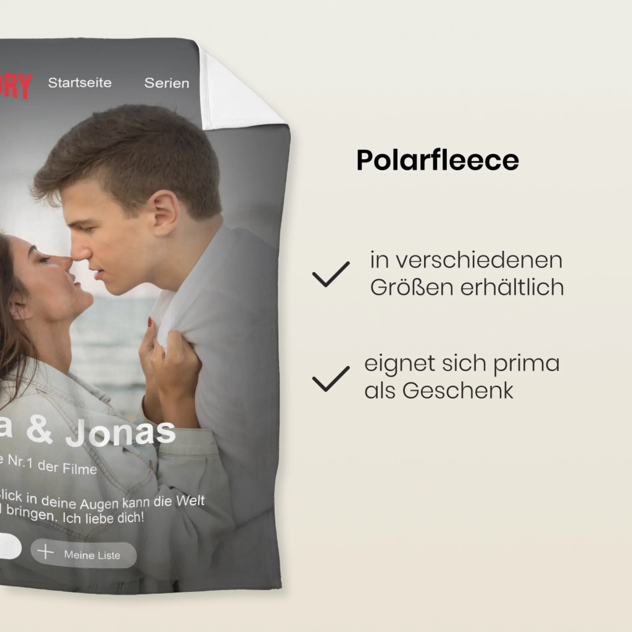 Personalisierte Decke "Unser Cover" - Image 3