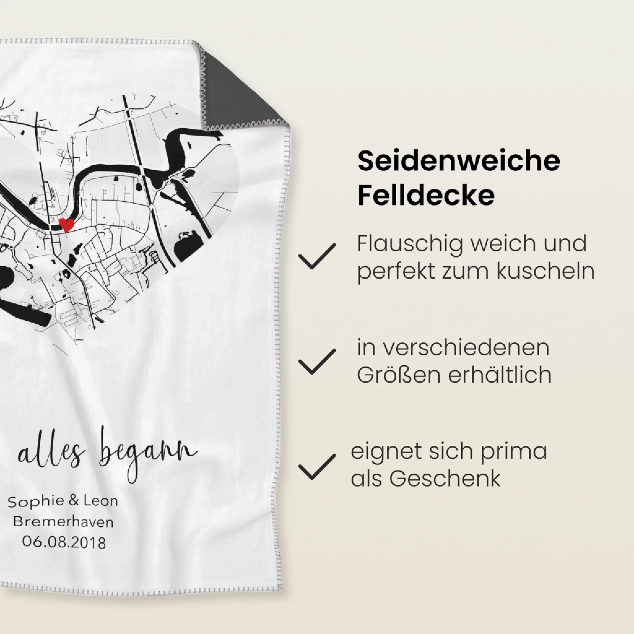 Personalisierte Decke "Wo alles begann" - Image 10