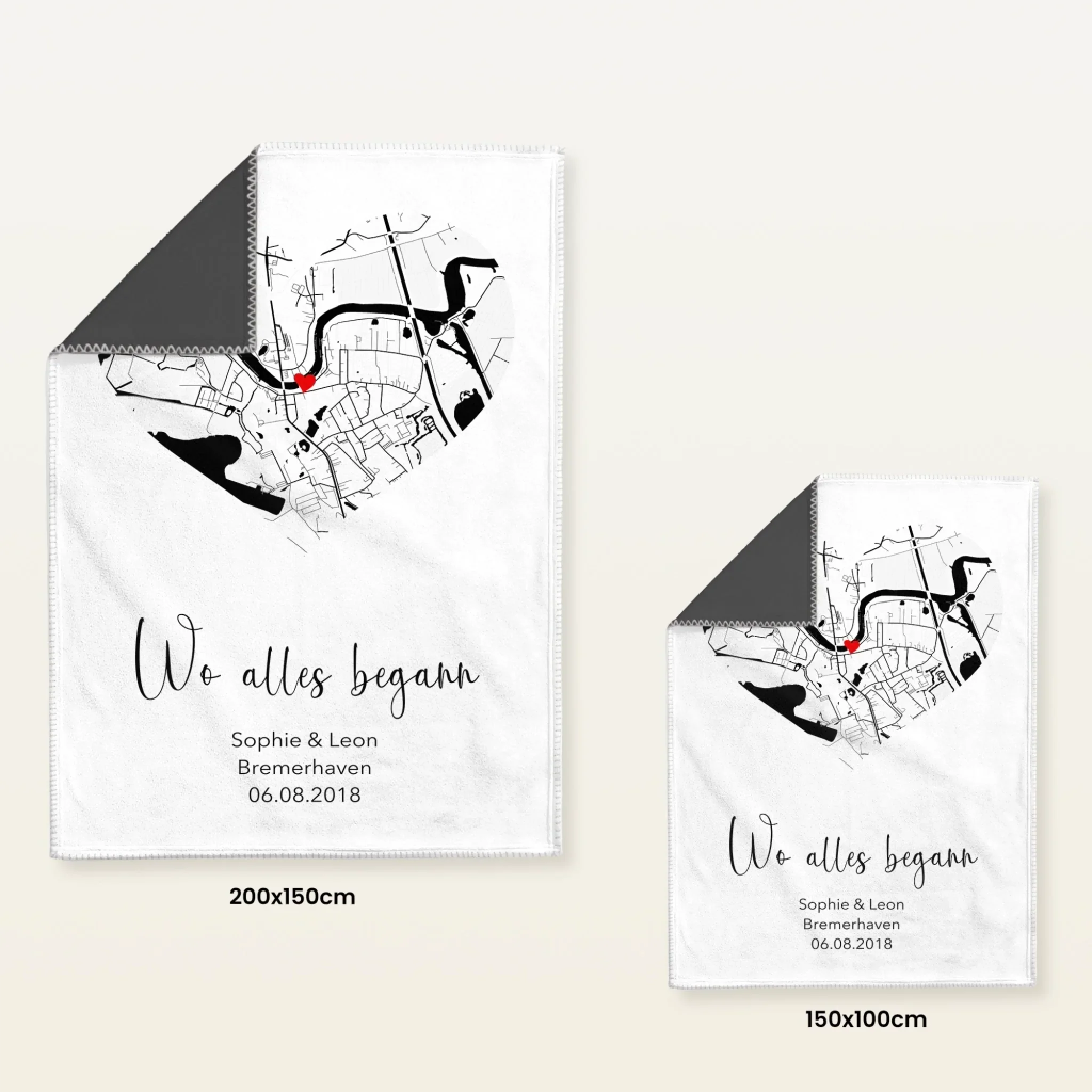 Personalisierte Decke "Wo alles begann" - Image 11