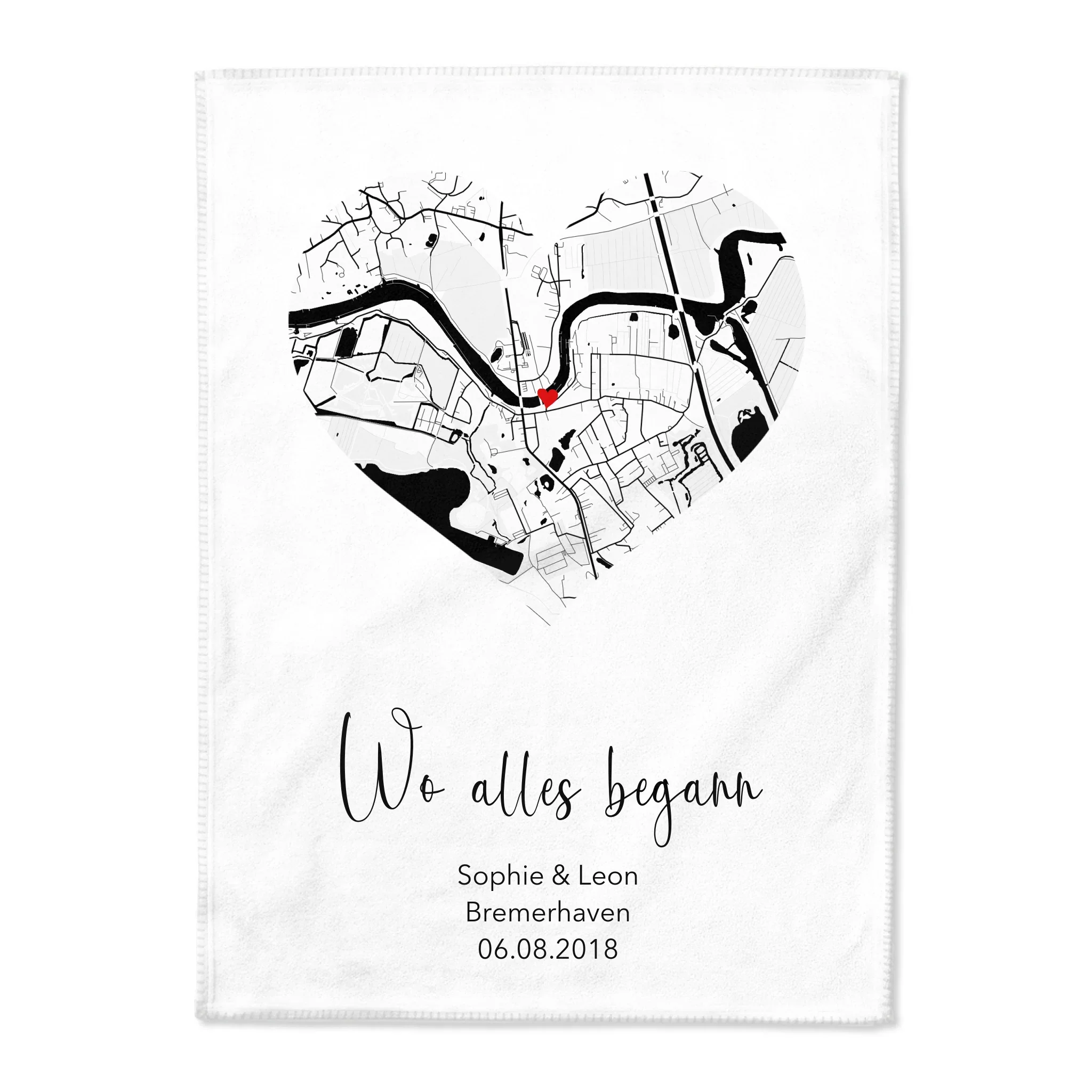 Personalisierte Decke "Wo alles begann" - Image 14