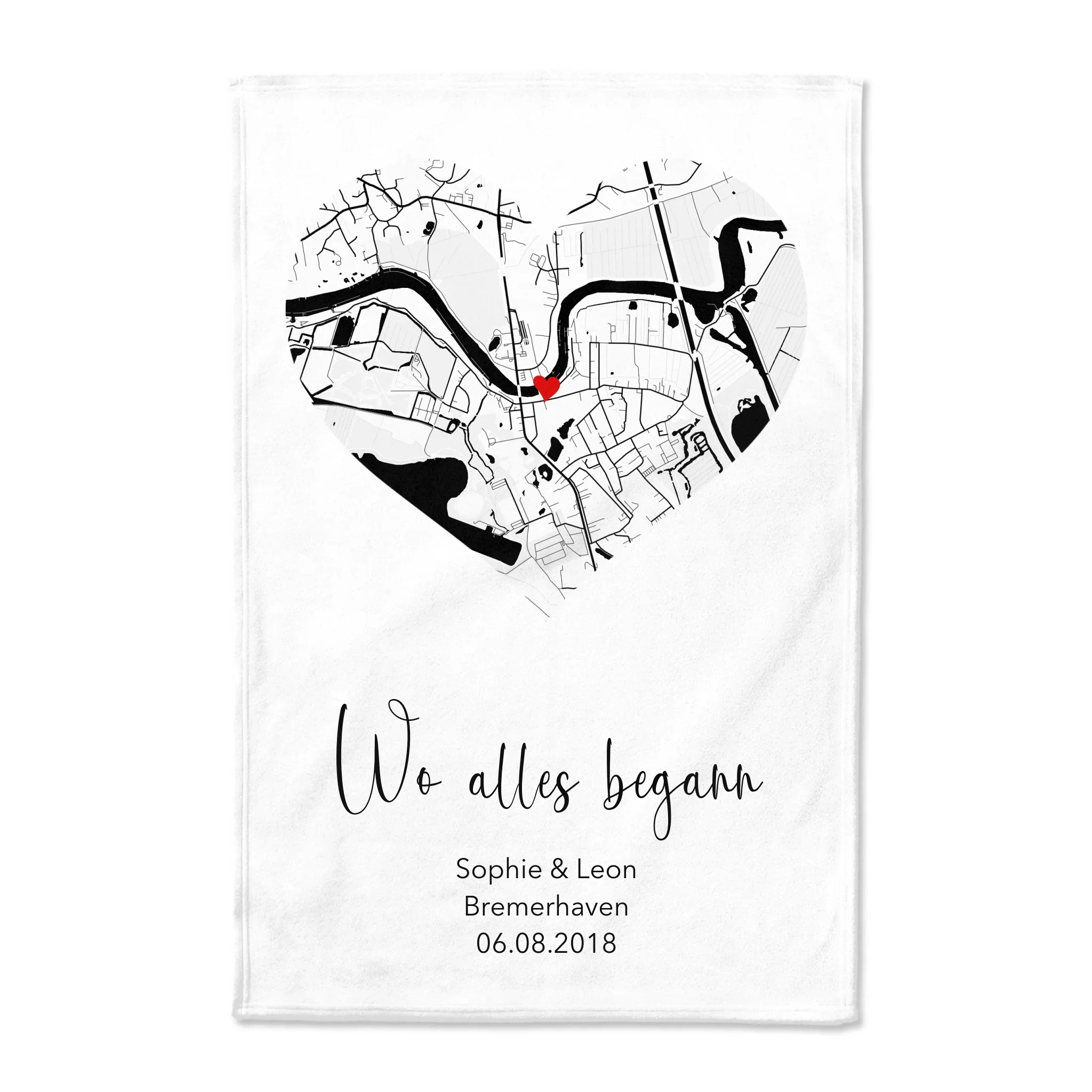 Personalisierte Decke "Wo alles begann" - Image 6