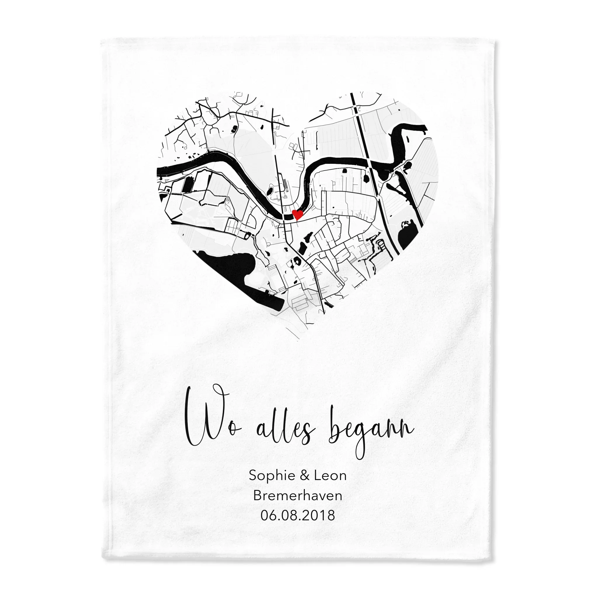 Personalisierte Decke "Wo alles begann" - Image 7
