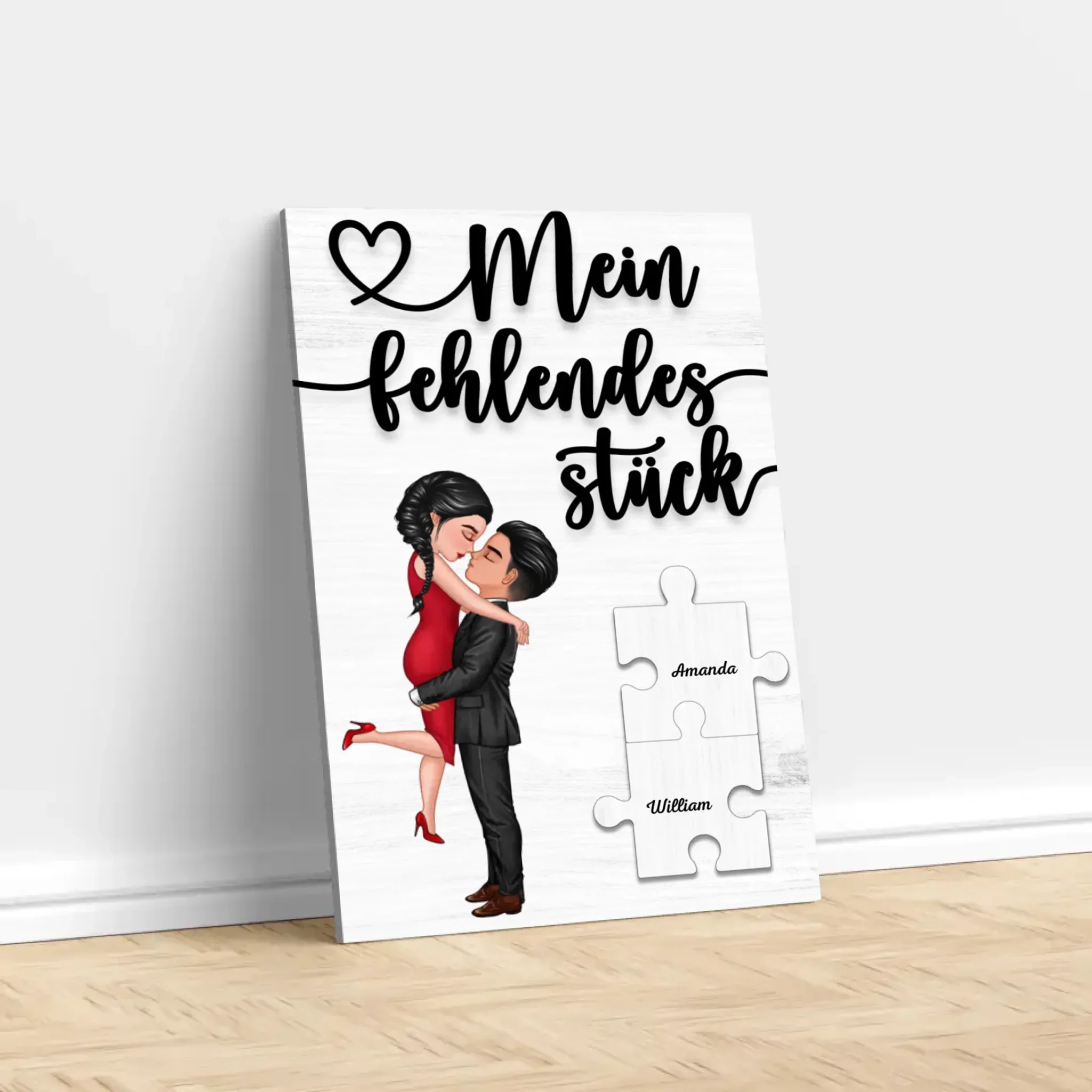 Personalisierte Leinwand "Das fehlende Stück" - Image 3