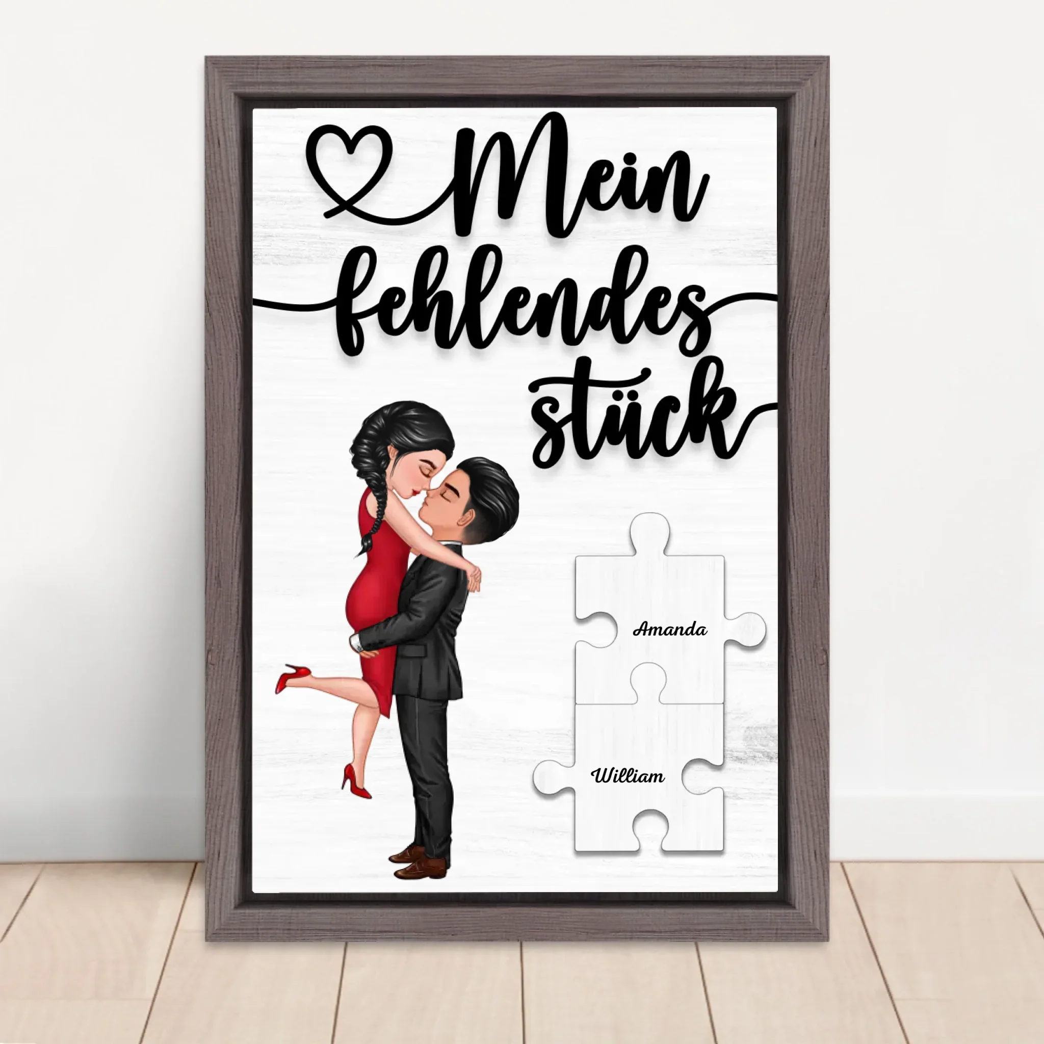 Personalisierte Leinwand "Das fehlende Stück" - Image 5