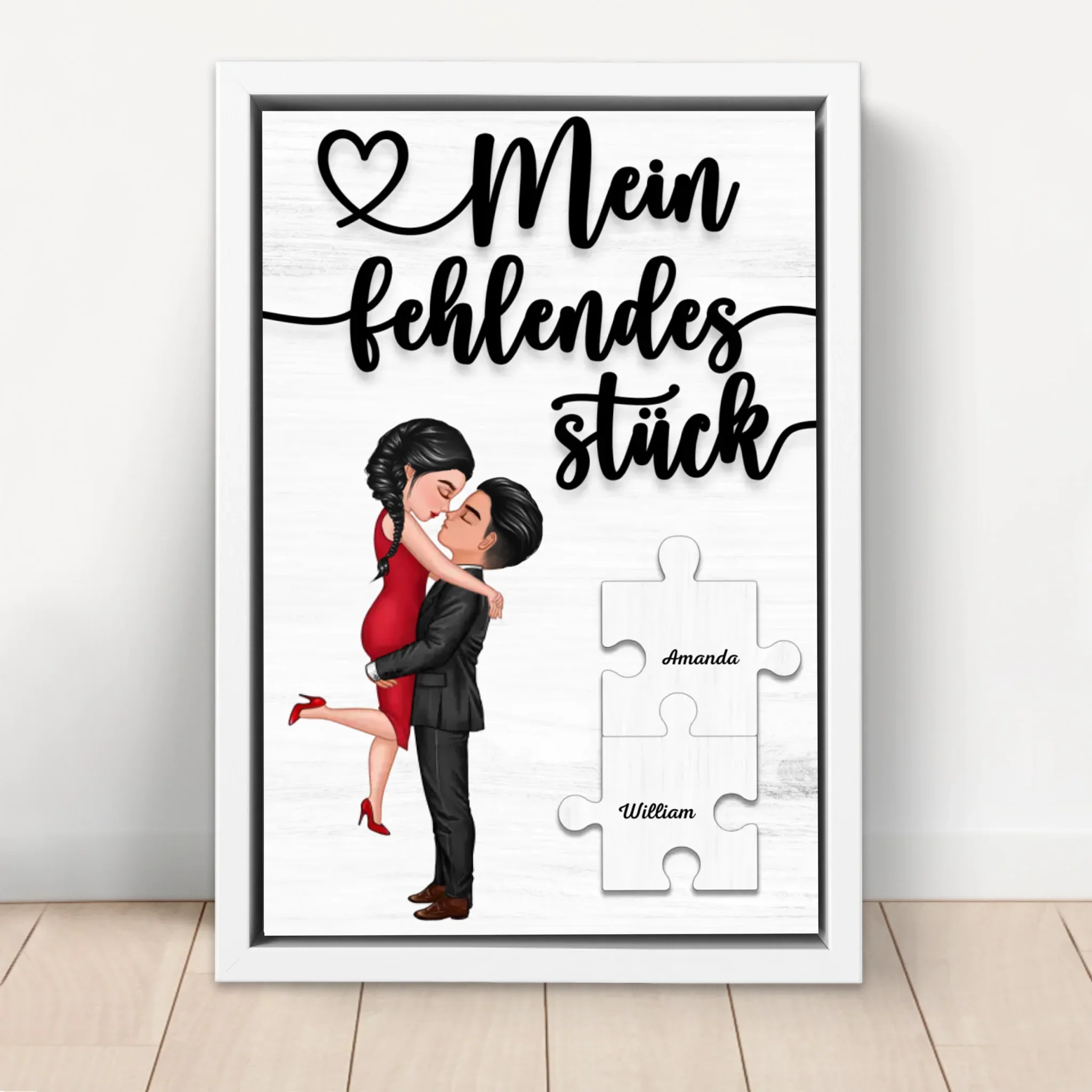 Personalisierte Leinwand "Das fehlende Stück" - Image 6