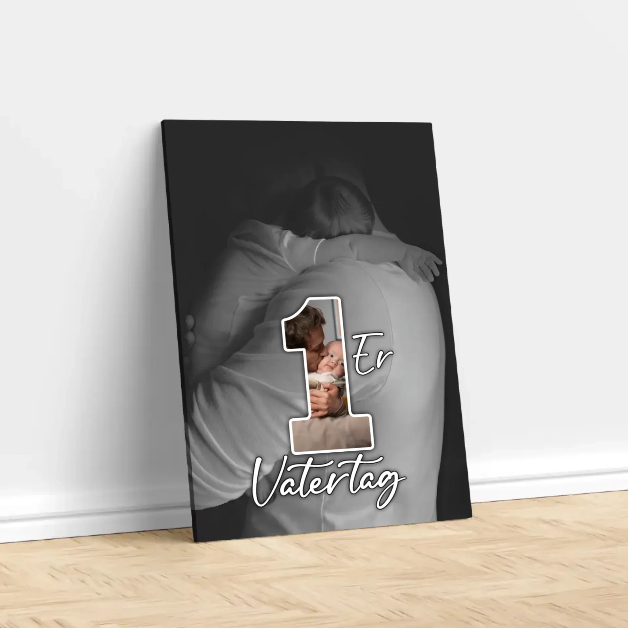 Personalisierte Leinwand "Der erste Vatertag" - Image 3