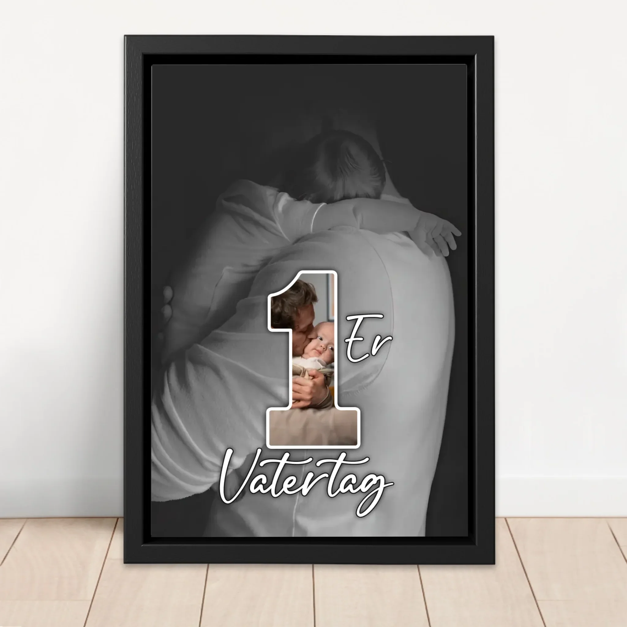 Personalisierte Leinwand "Der erste Vatertag" - Image 4