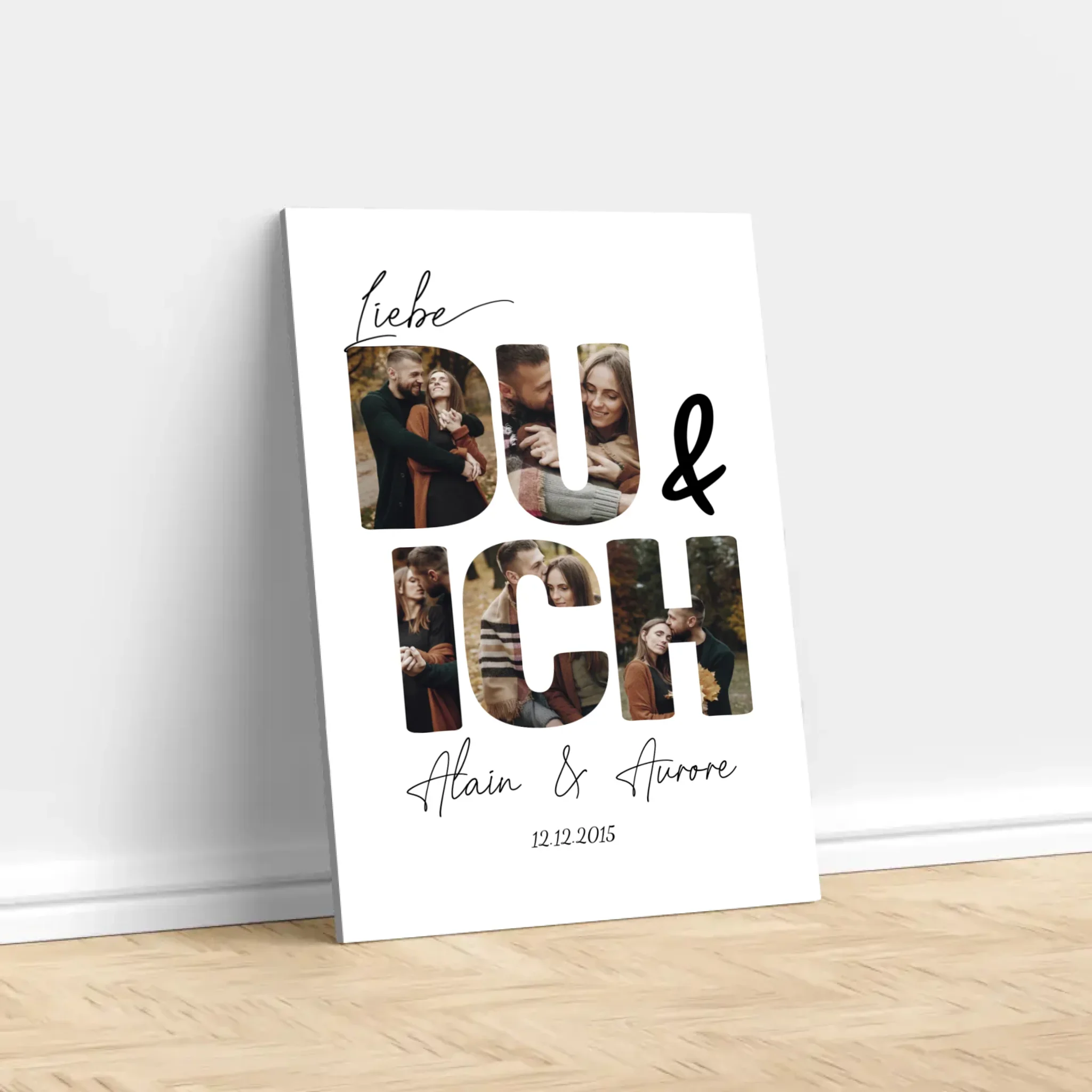 Personalisierte Leinwand "Du und ich" - Image 3