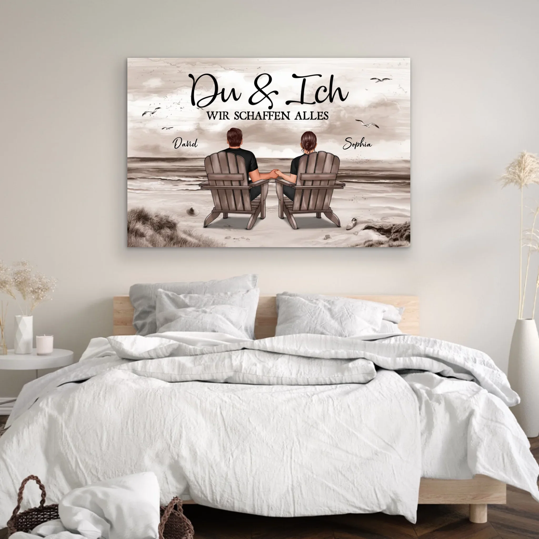Personalisierte Leinwand "Du und ich, wir schaffen alles" - Image 4