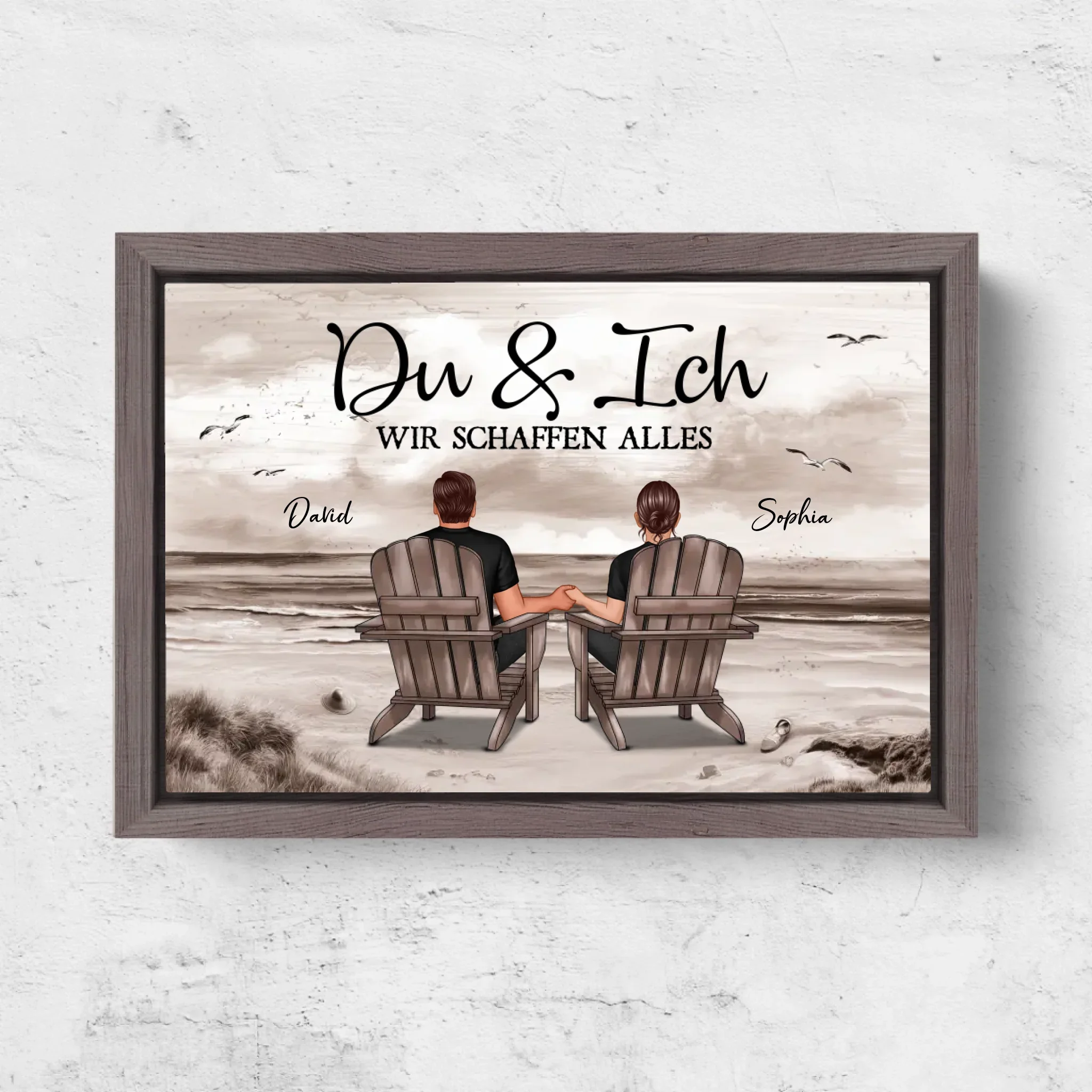 Personalisierte Leinwand "Du und ich, wir schaffen alles" - Image 6