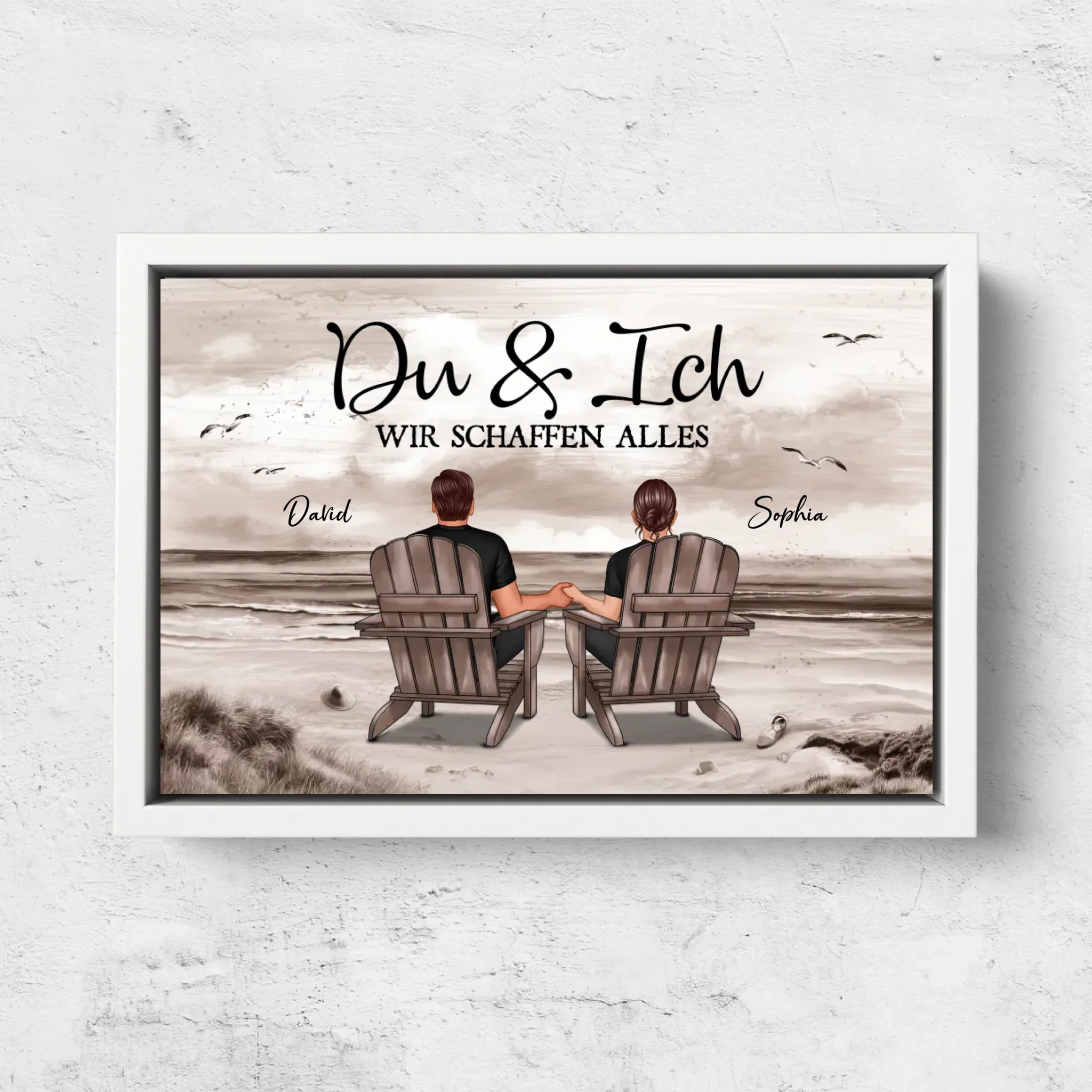 Personalisierte Leinwand "Du und ich, wir schaffen alles" - Image 7