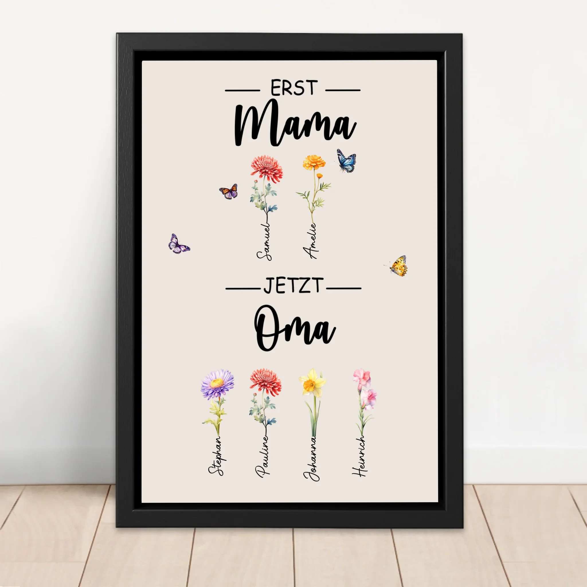 Personalisierte Leinwand "Erst Mama, jetzt Oma" - Image 4