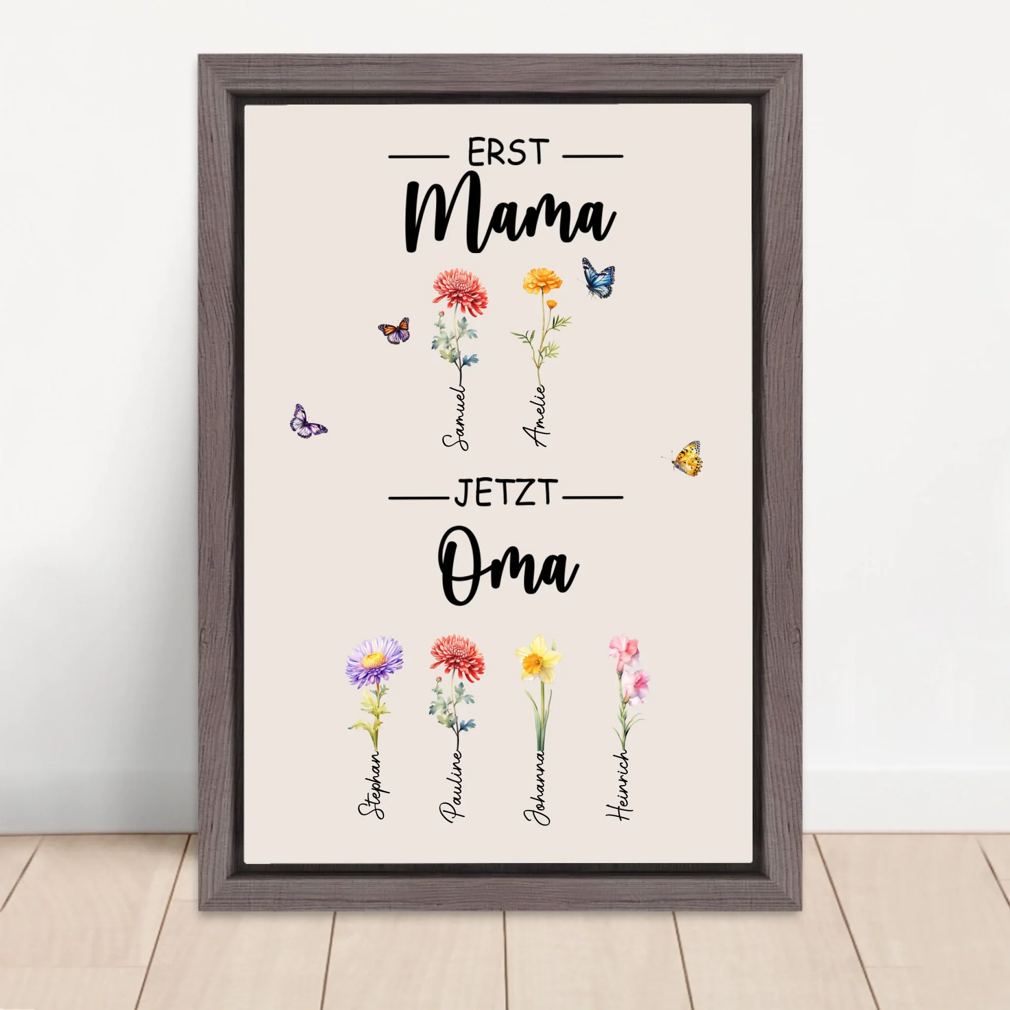 Personalisierte Leinwand "Erst Mama, jetzt Oma" - Image 5