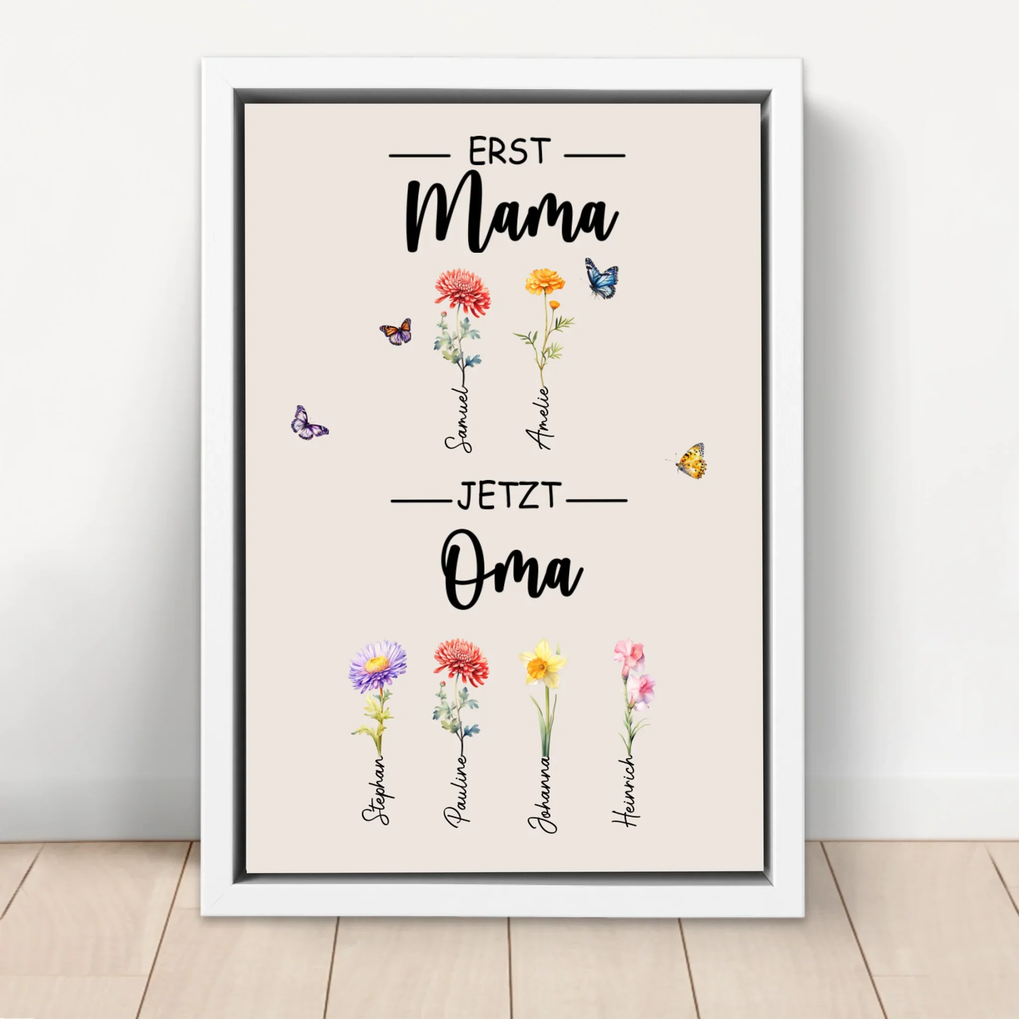 Personalisierte Leinwand "Erst Mama, jetzt Oma" - Image 6