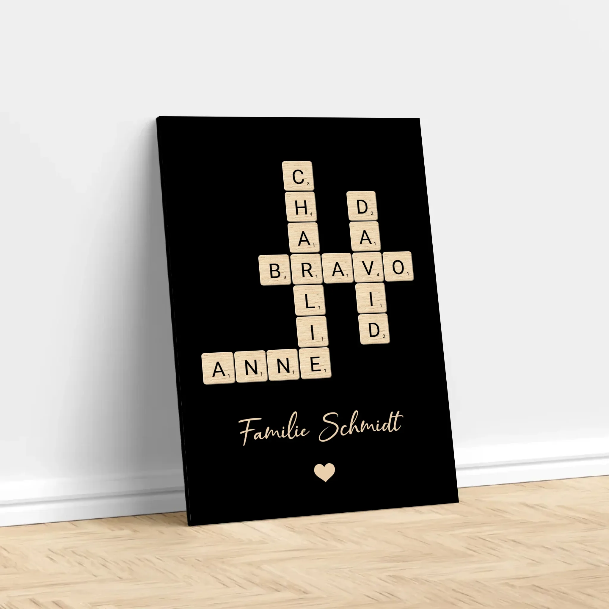 Personalisierte Leinwand "Familien-Kreuzworträtsel" - Image 3