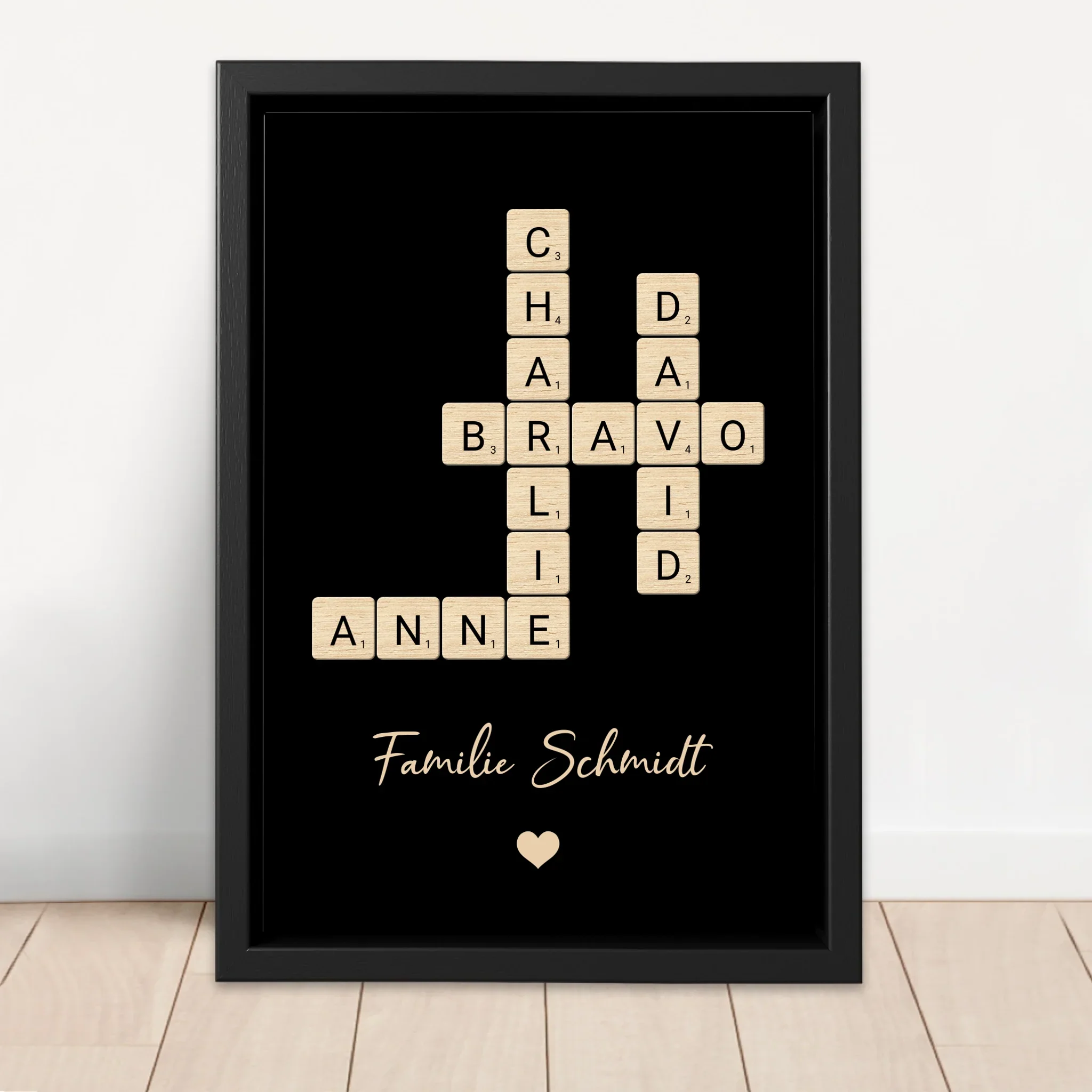 Personalisierte Leinwand "Familien-Kreuzworträtsel" - Image 4