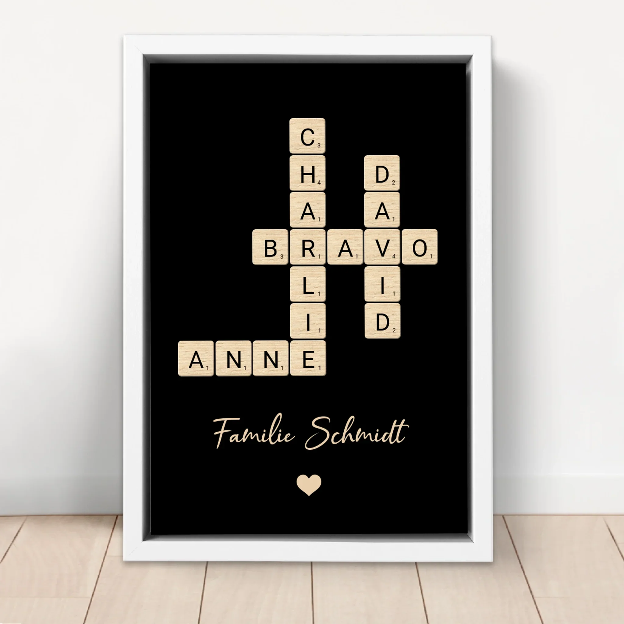 Personalisierte Leinwand "Familien-Kreuzworträtsel" - Image 6