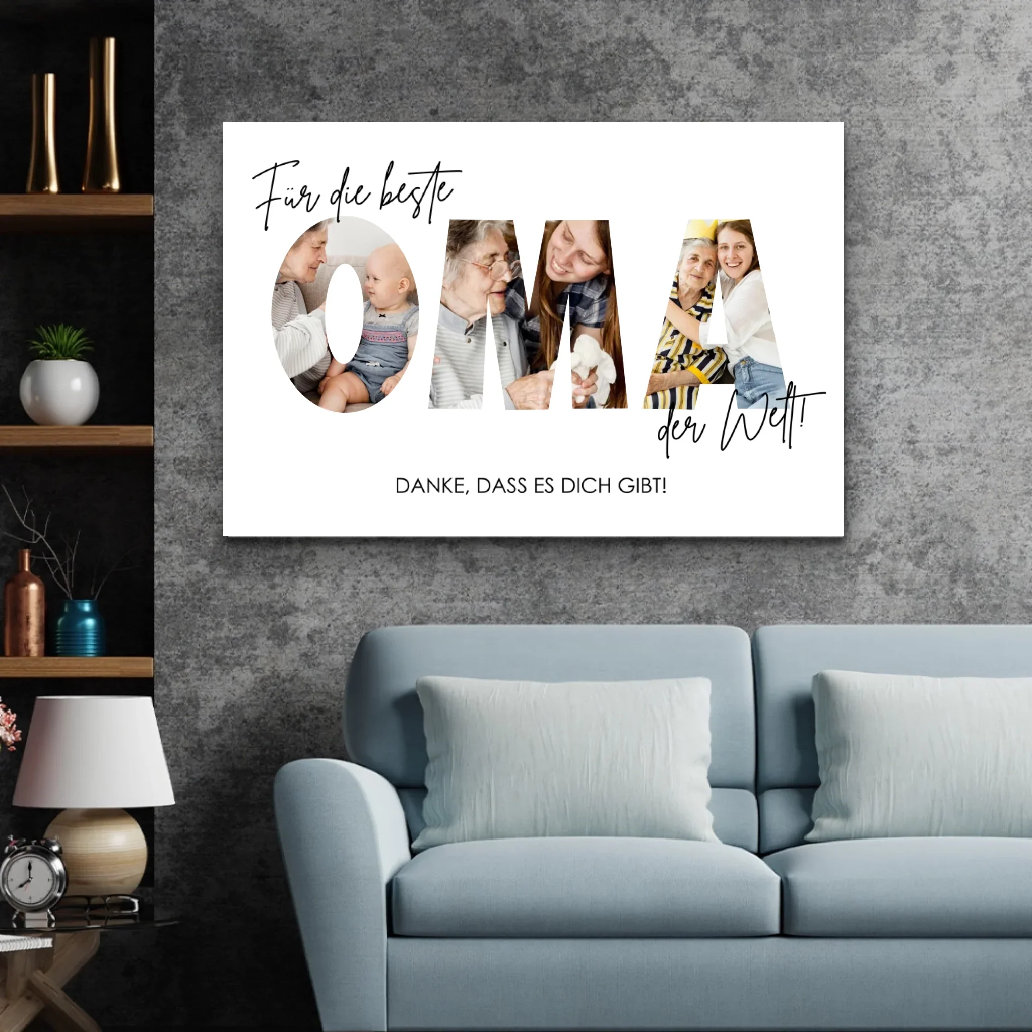 Personalisierte Leinwand "Für die beste Oma" - Image 3