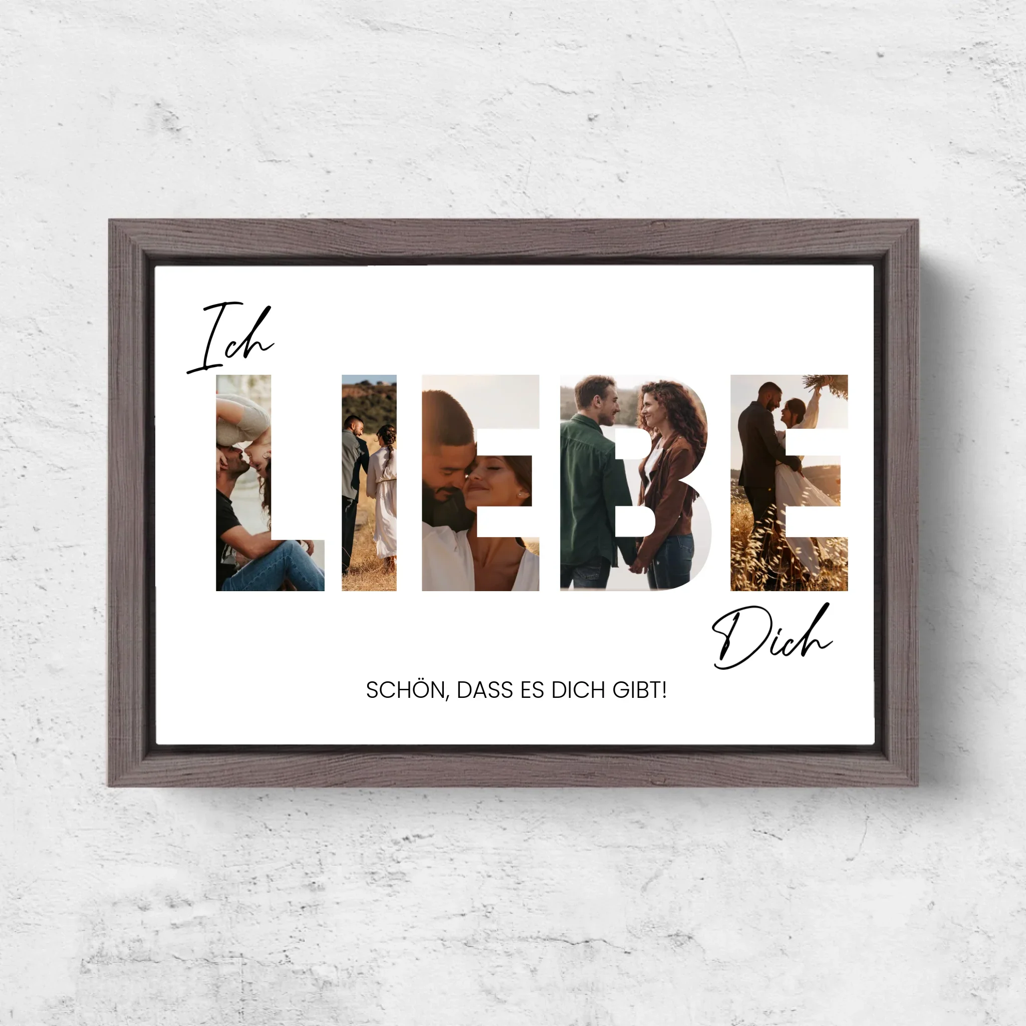Personalisierte Leinwand "Ich liebe dich - Mit Fotos" - Image 6