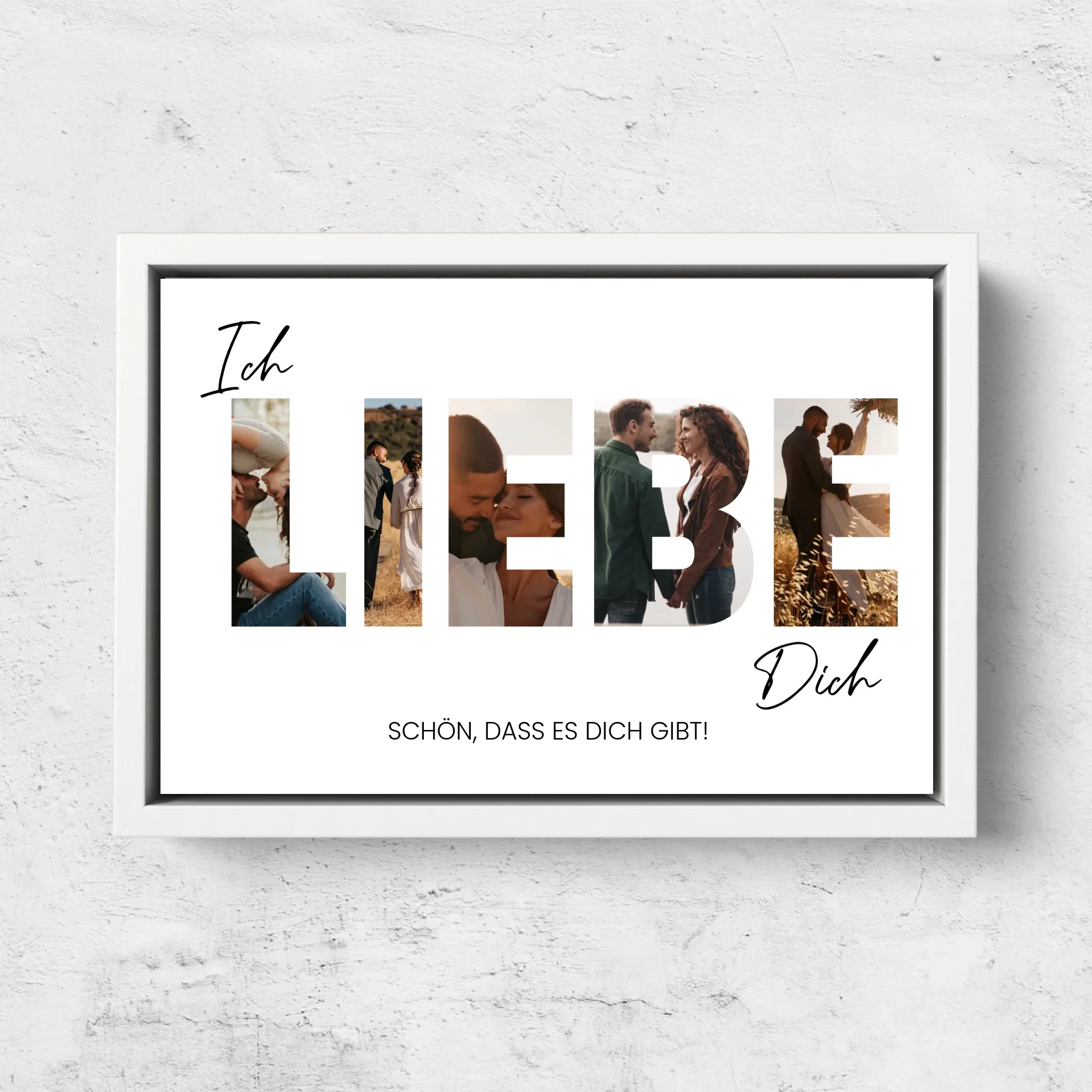Personalisierte Leinwand "Ich liebe dich - Mit Fotos" - Image 7