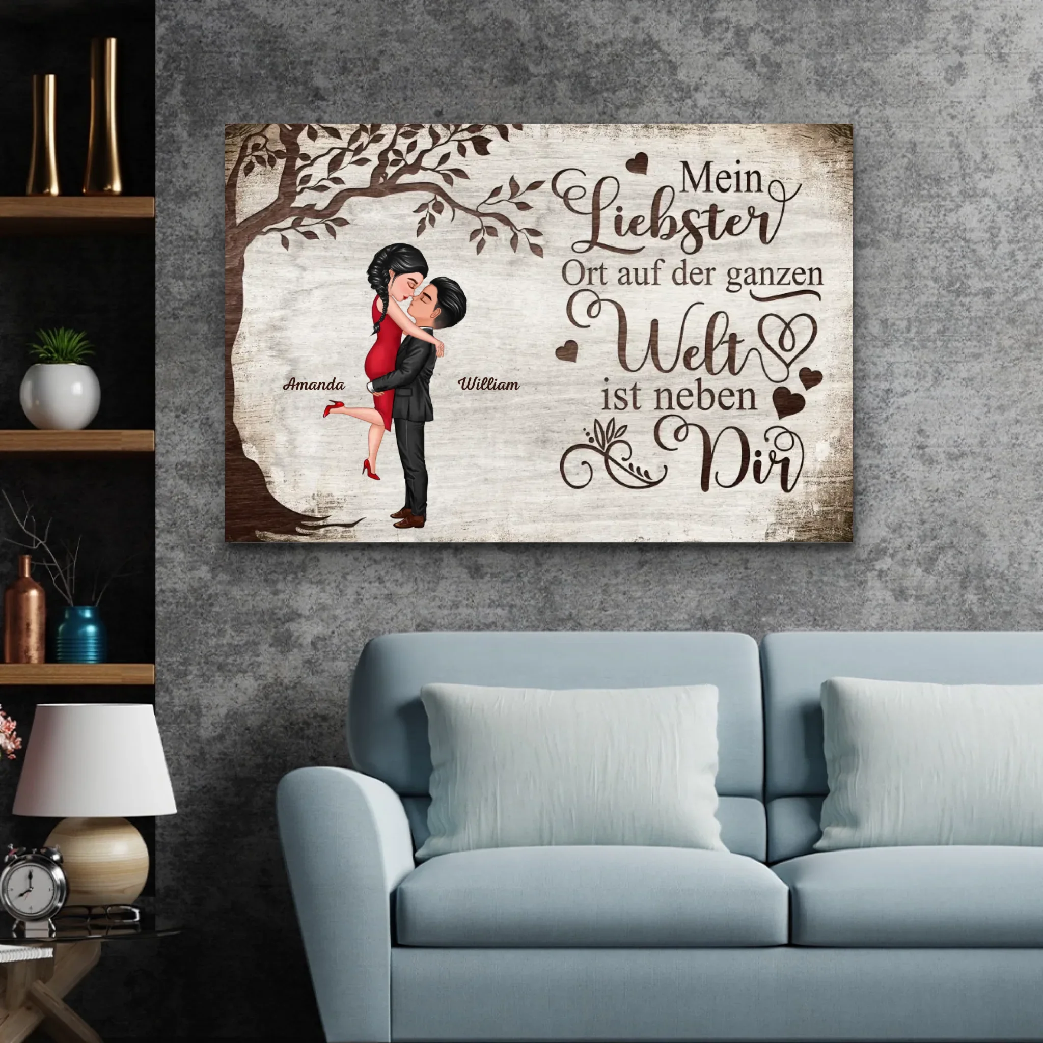 Personalisierte Leinwand "Lieblingsort" - Image 3