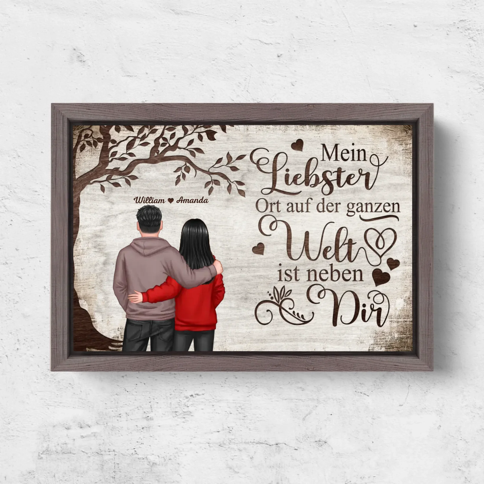 Personalisierte Leinwand "Lieblingsort - Blick von hinten" - Image 6