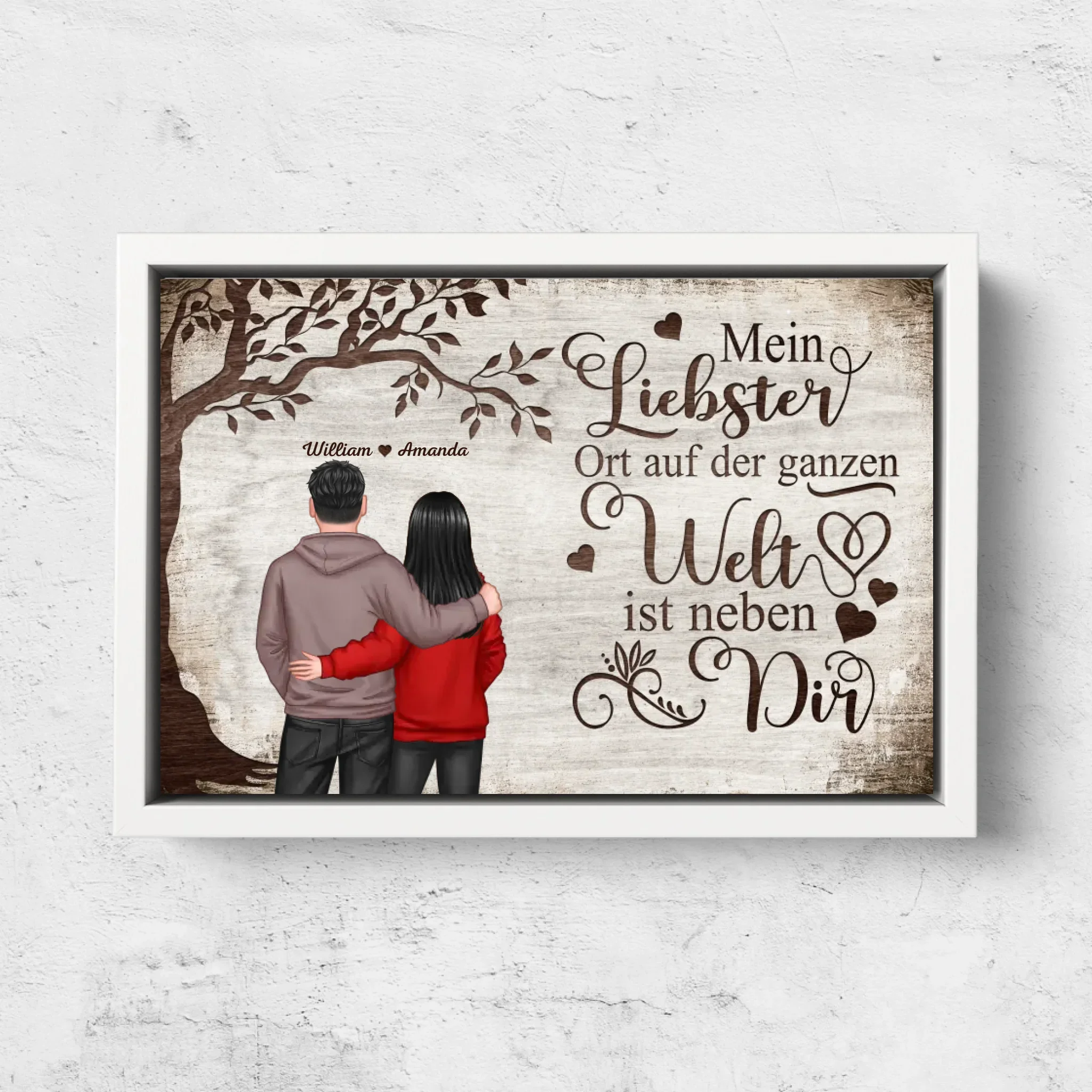 Personalisierte Leinwand "Lieblingsort - Blick von hinten" - Image 7