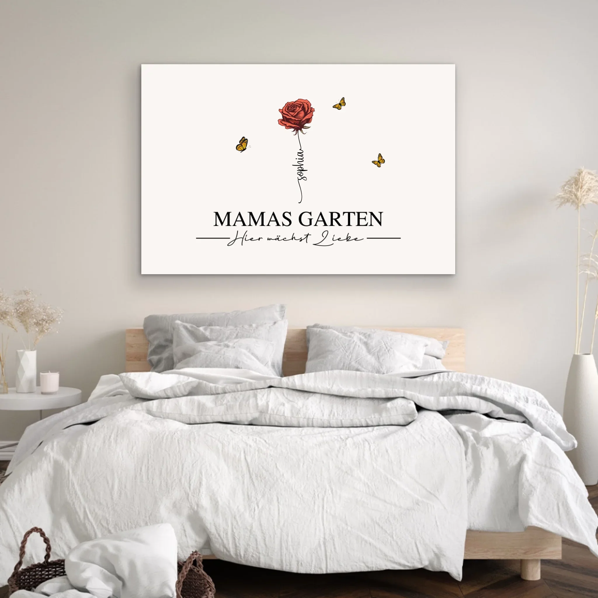 Personalisierte Leinwand "Mamas Garten" - Image 4