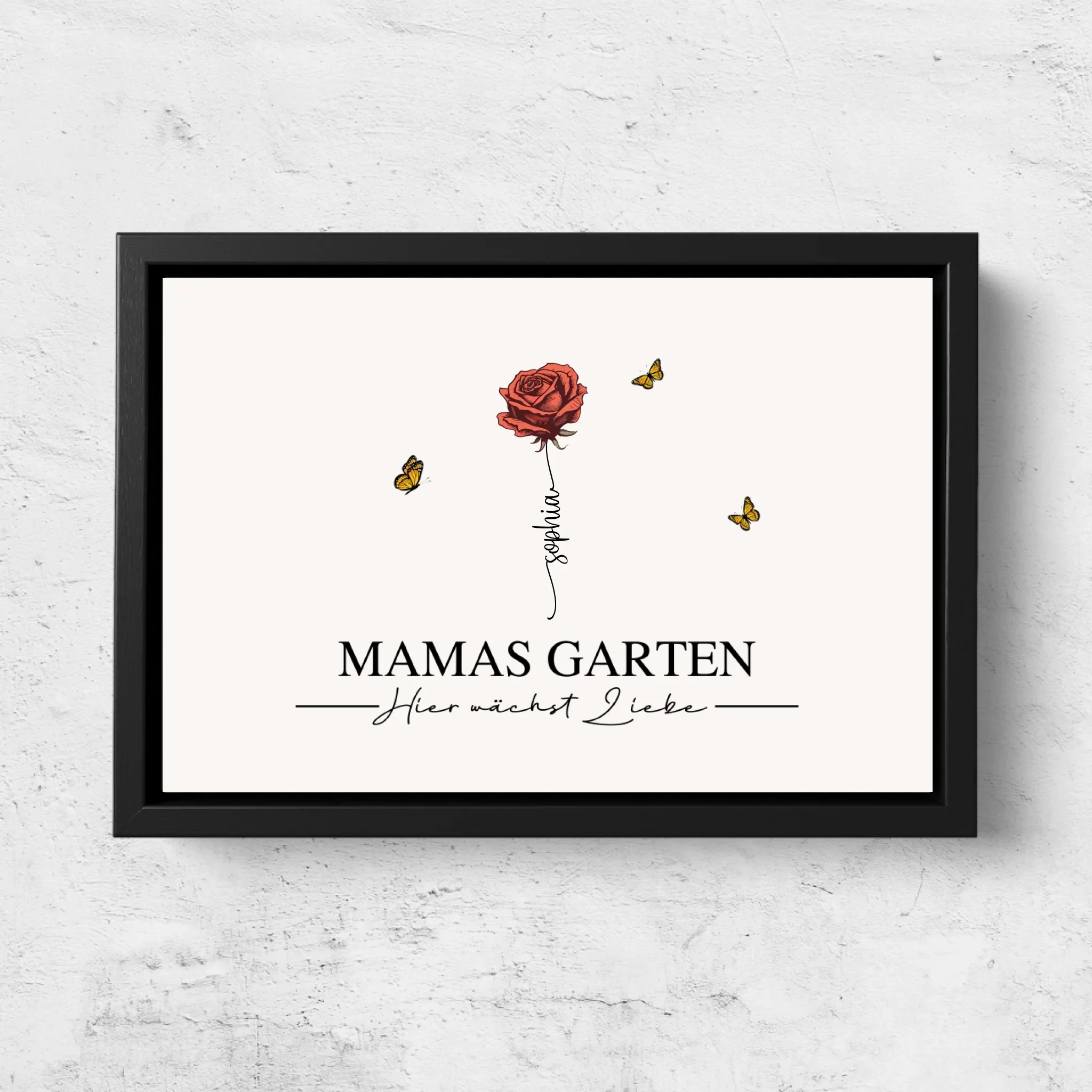 Personalisierte Leinwand "Mamas Garten" - Image 5