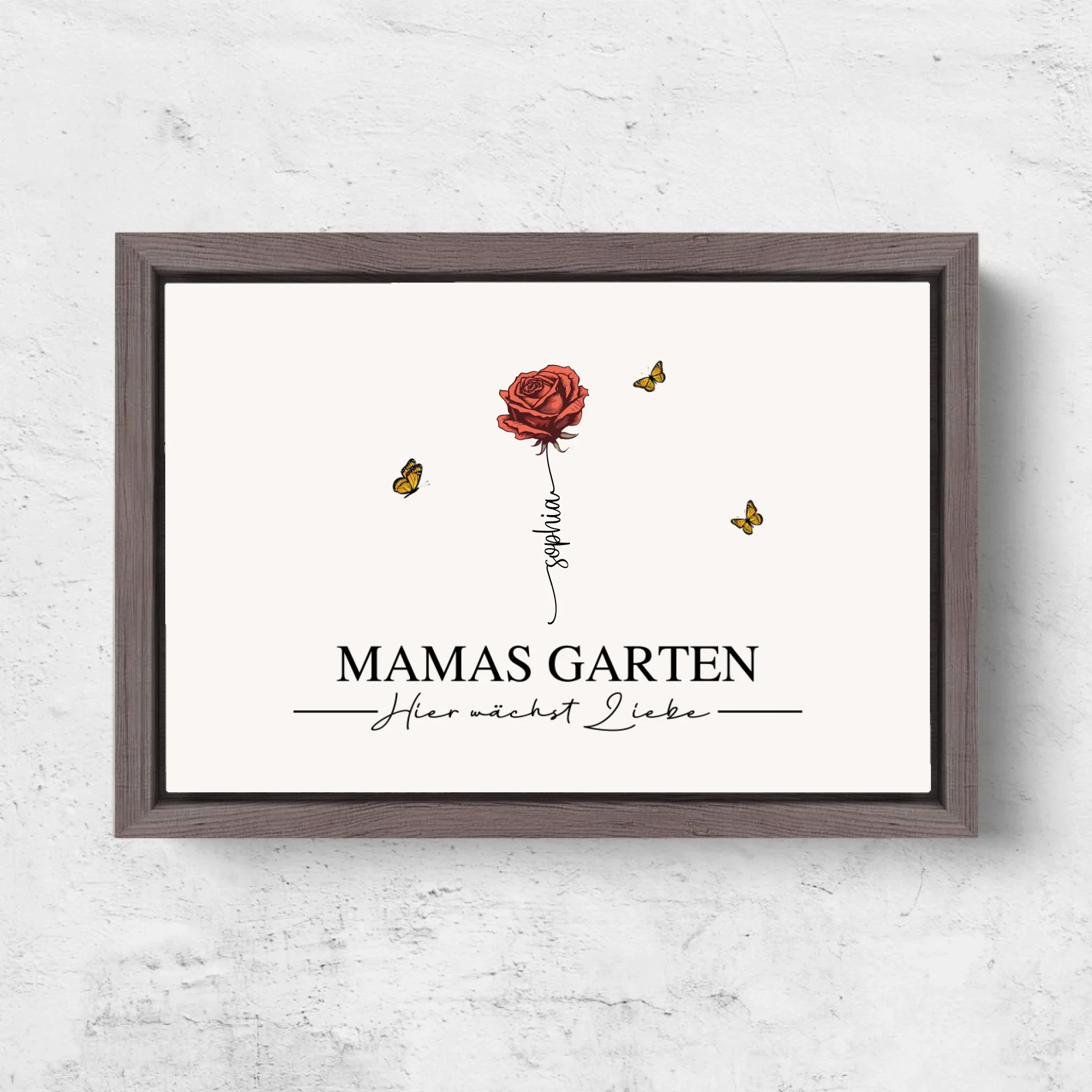 Personalisierte Leinwand "Mamas Garten" - Image 6