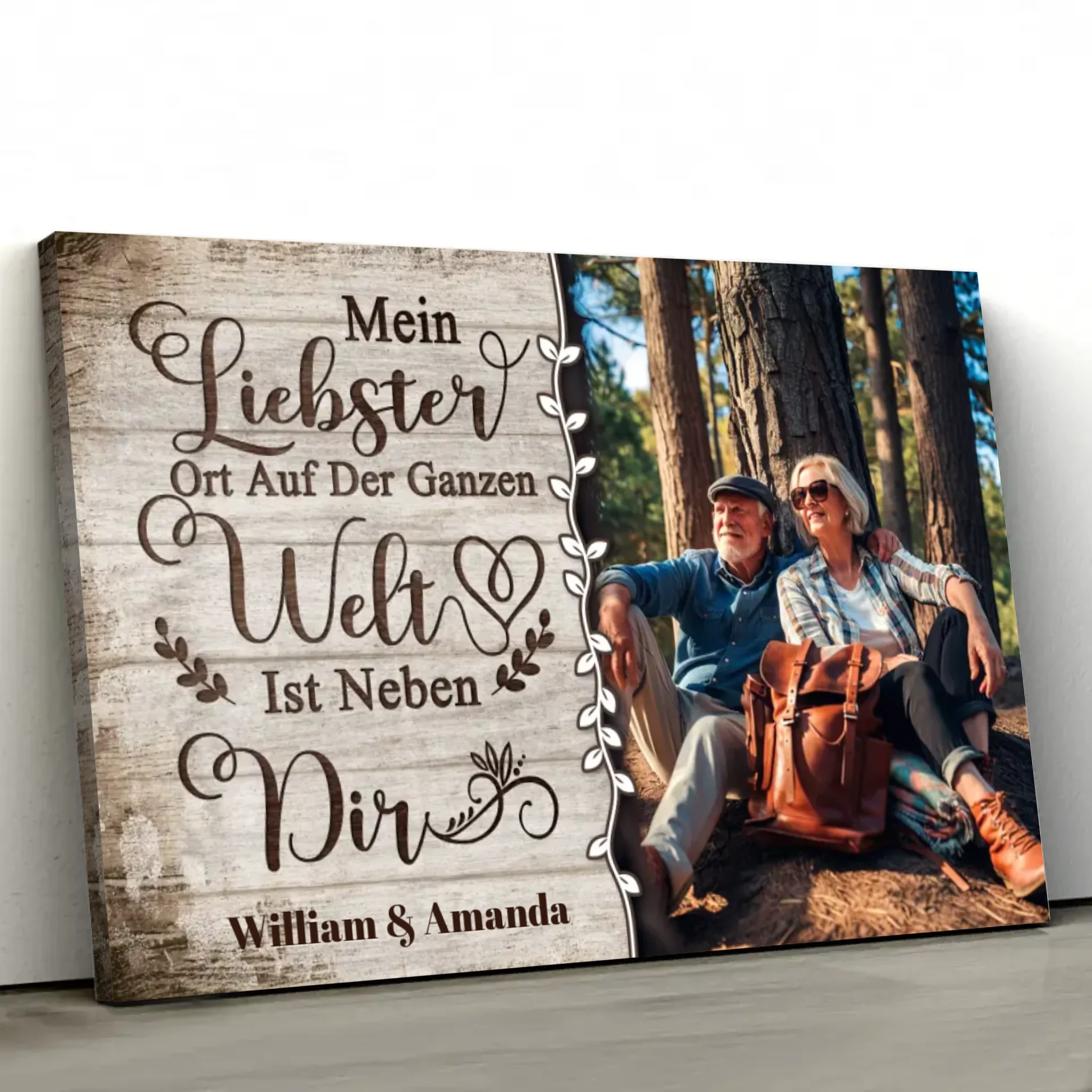 Personalisierte Leinwand "Mein Lieblingsort auf der ganzen Welt" - Image 2