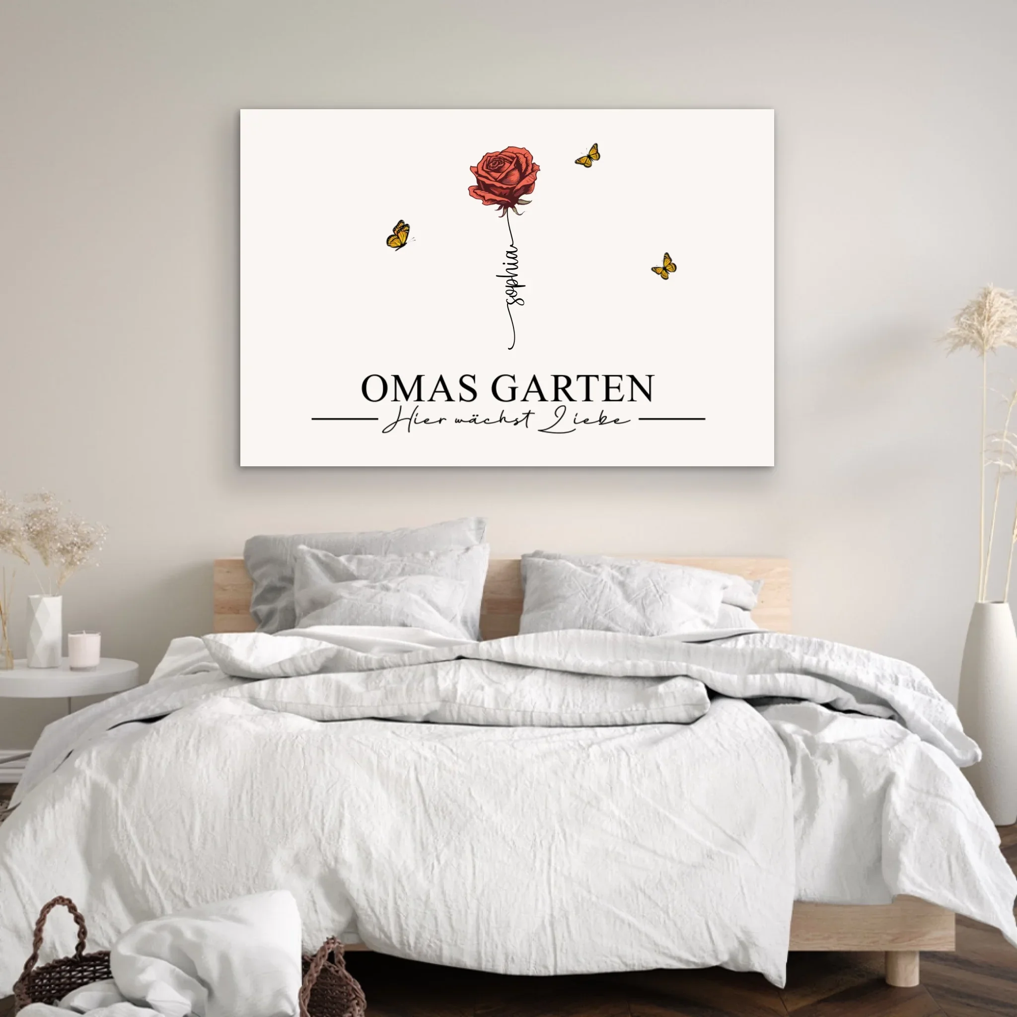 Personalisierte Leinwand "Omas Garten" - Image 4