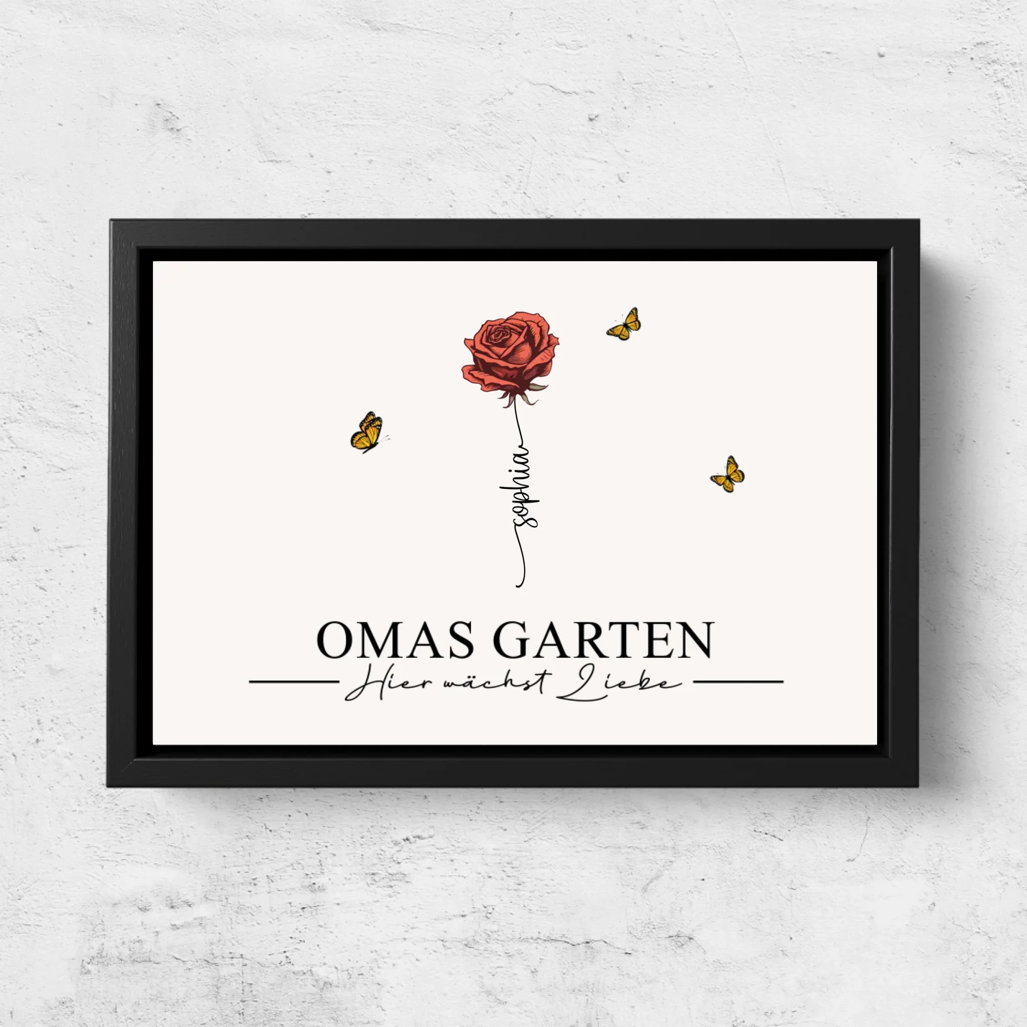 Personalisierte Leinwand "Omas Garten" - Image 5