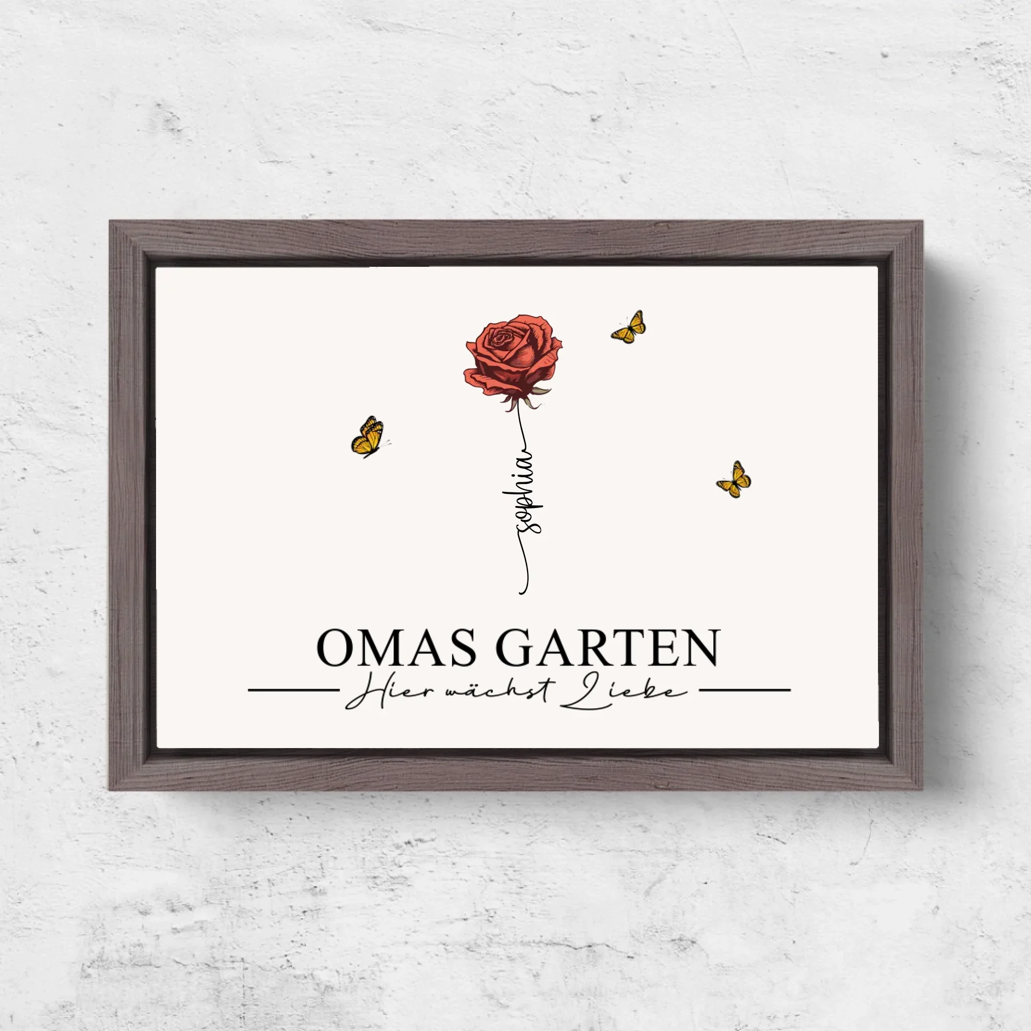 Personalisierte Leinwand "Omas Garten" - Image 6
